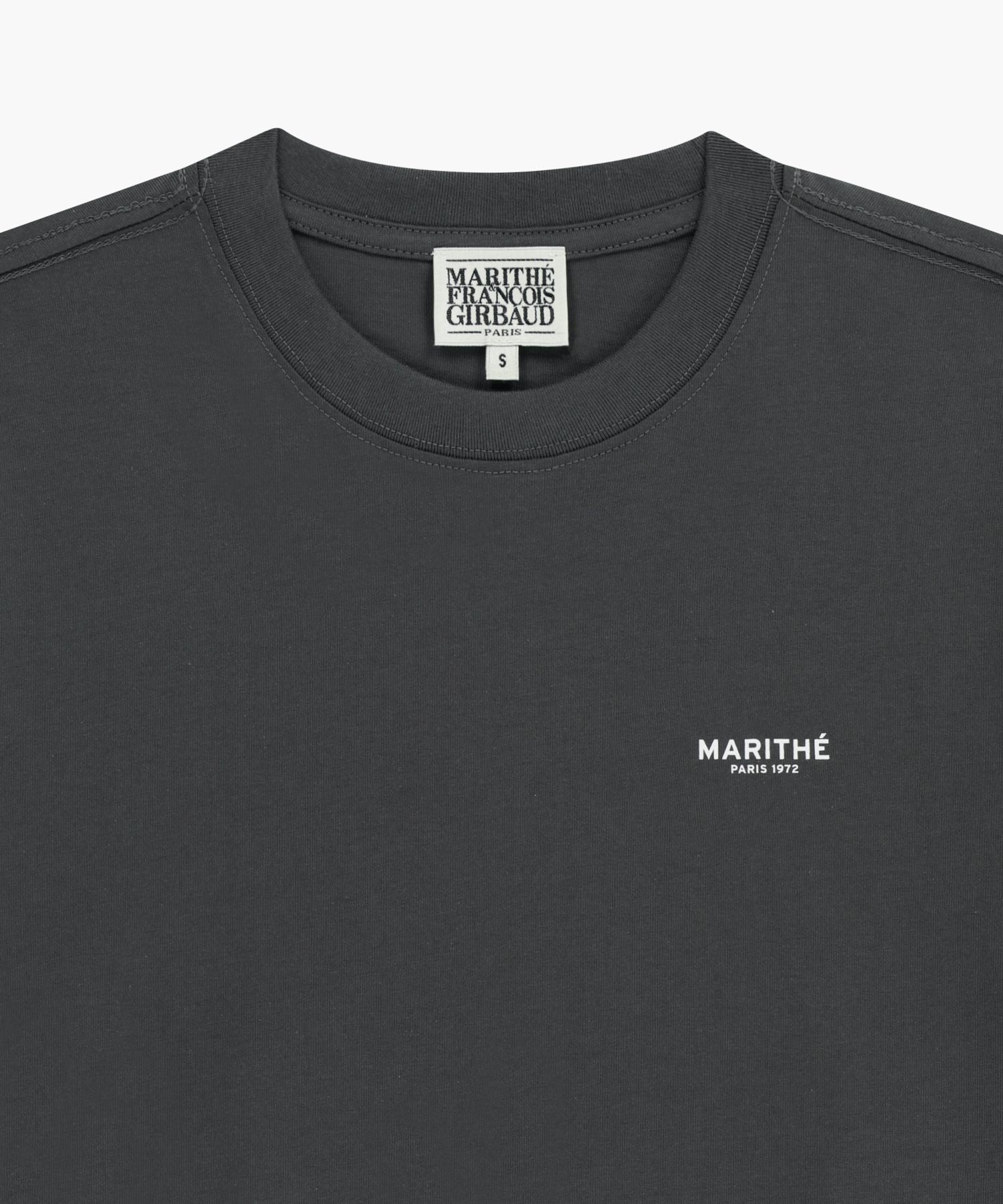 Marithe & Francois Girbaud - Small Regular Logo Tee (Charcoal) product image 8 | TRAB K-Fashion Australia