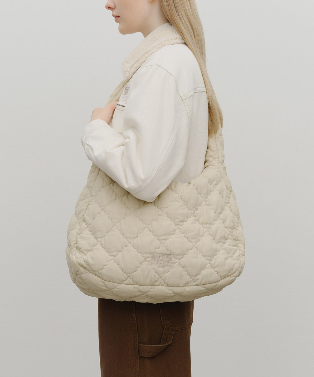 Marithe & Francois Girbaud - Classic Logo Padding Cross Bag (Beige) product image 10 | TRAB K-Fashion Australia