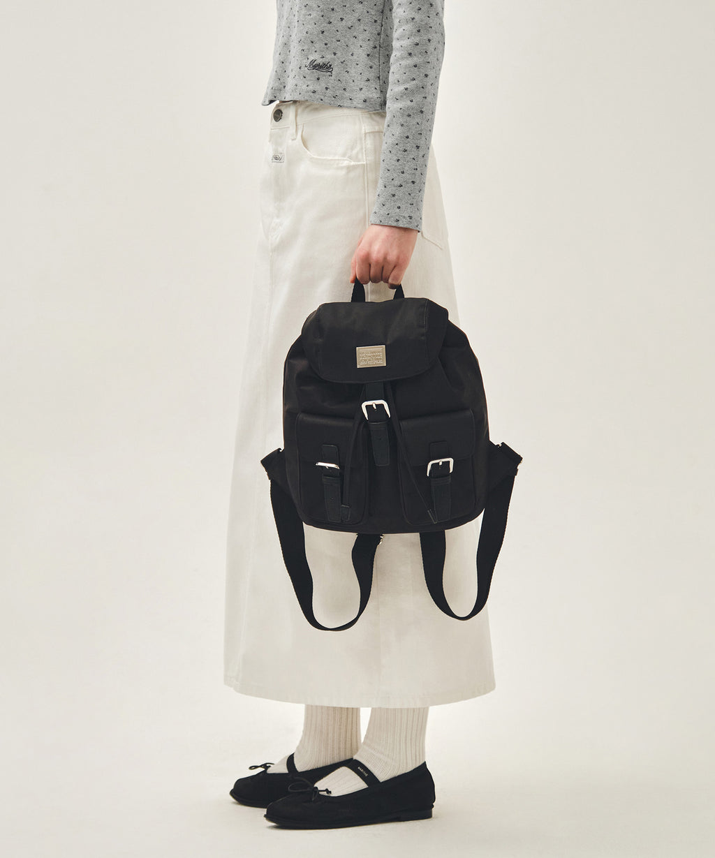 Marithe & Francois Girbaud - Classic Logo Small Backpack (Black) product image 8 | TRAB K-Fashion Australia