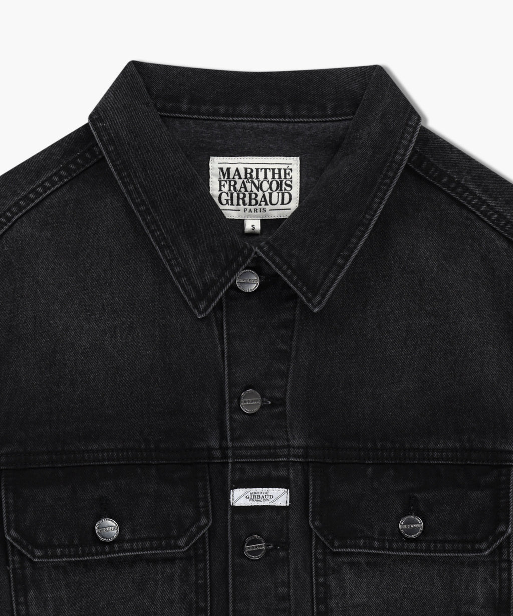 Marithe & Francois Girbaud - Denim Trucker Jacket (Black) product image 8 | TRAB K-Fashion Australia