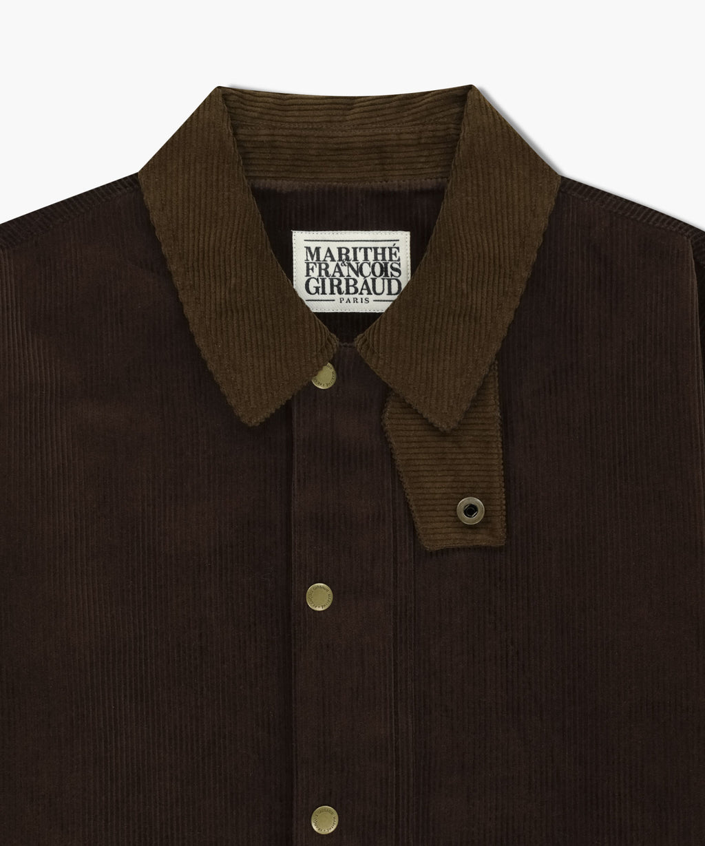 Marithe & Francois Girbaud - Corduroy Hunting Jacket (Brown) product image 8 | TRAB K-Fashion Australia