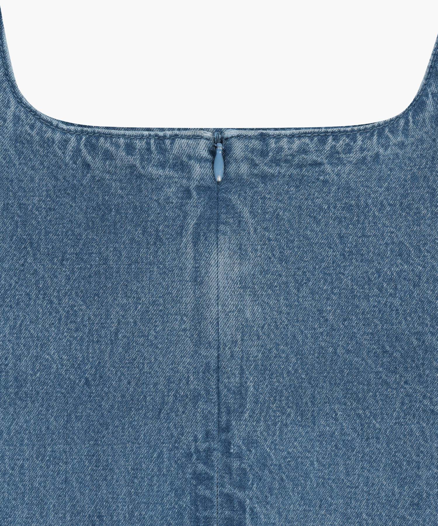 Marithe & Francois Girbaud - Denim Sleeveless Dress (Light Blue) product image 8 | TRAB K-Fashion Australia