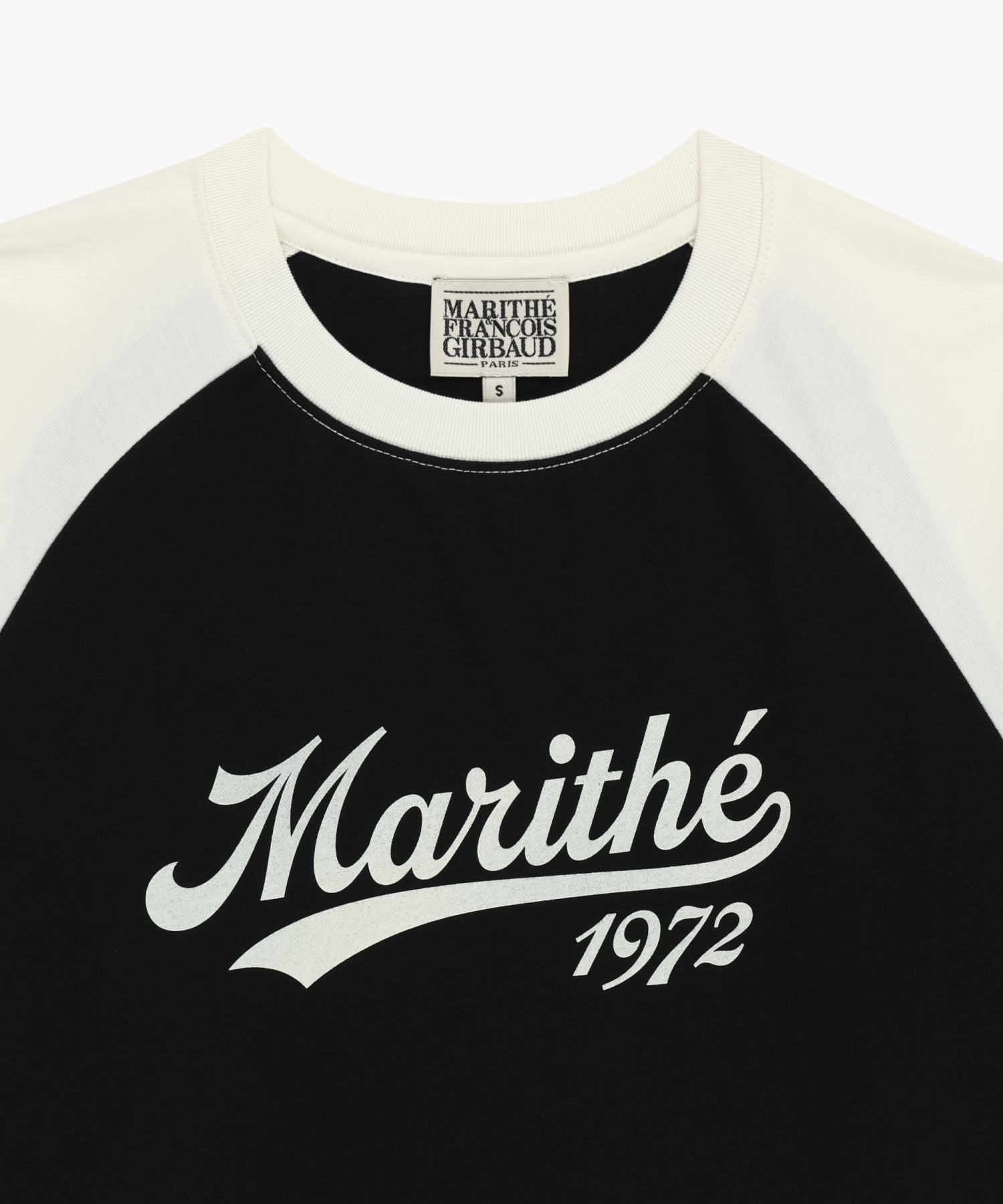 Marithe & Francois Girbaud - Sleeve Contrast Long Sleeve Tee (Ivory) product image 8 | TRAB K-Fashion Australia