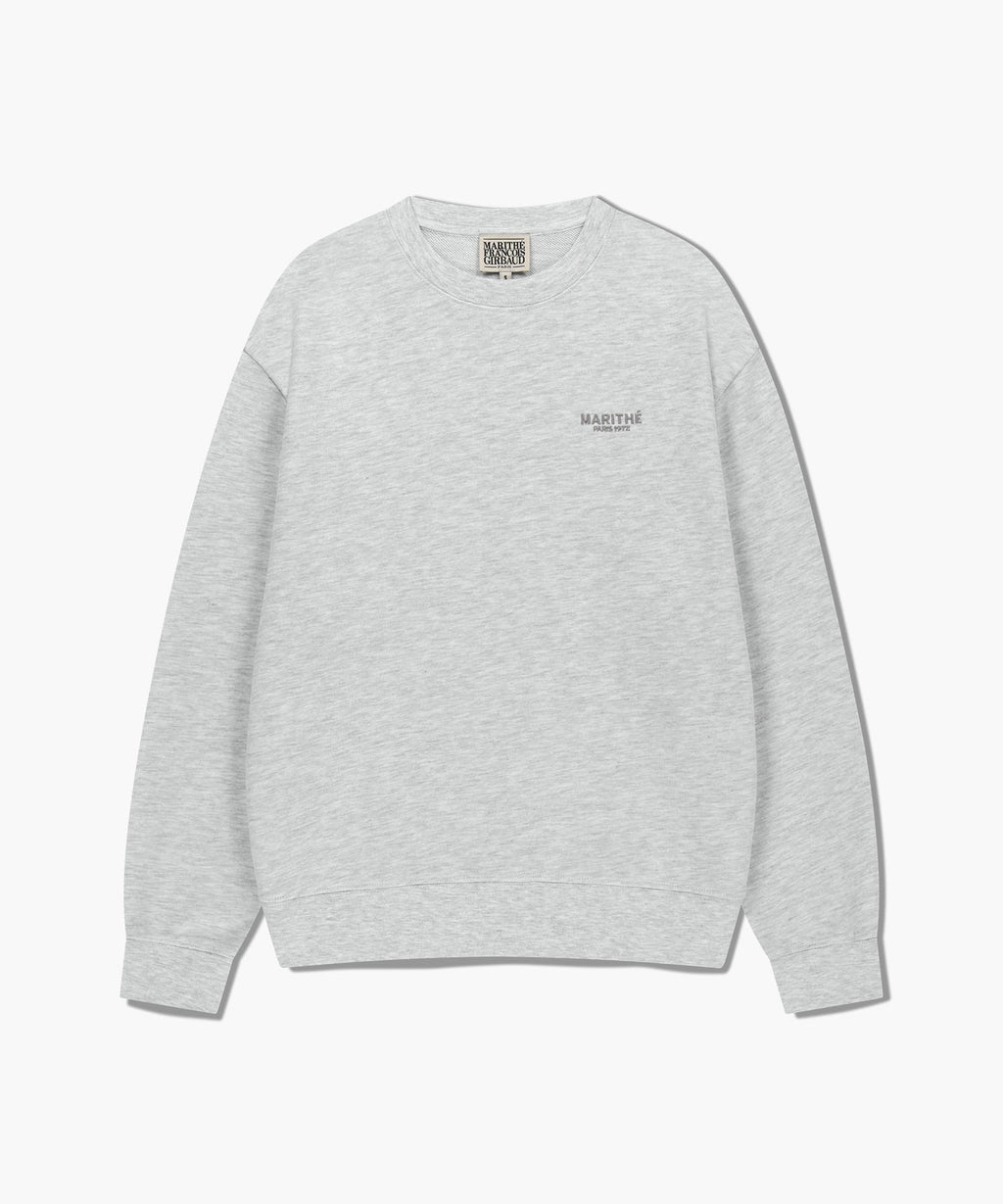 Marithe & Francois Girbaud - Regular Logo Sweat Set-up (Light Heather Gray) product image 8 | TRAB K-Fashion Australia