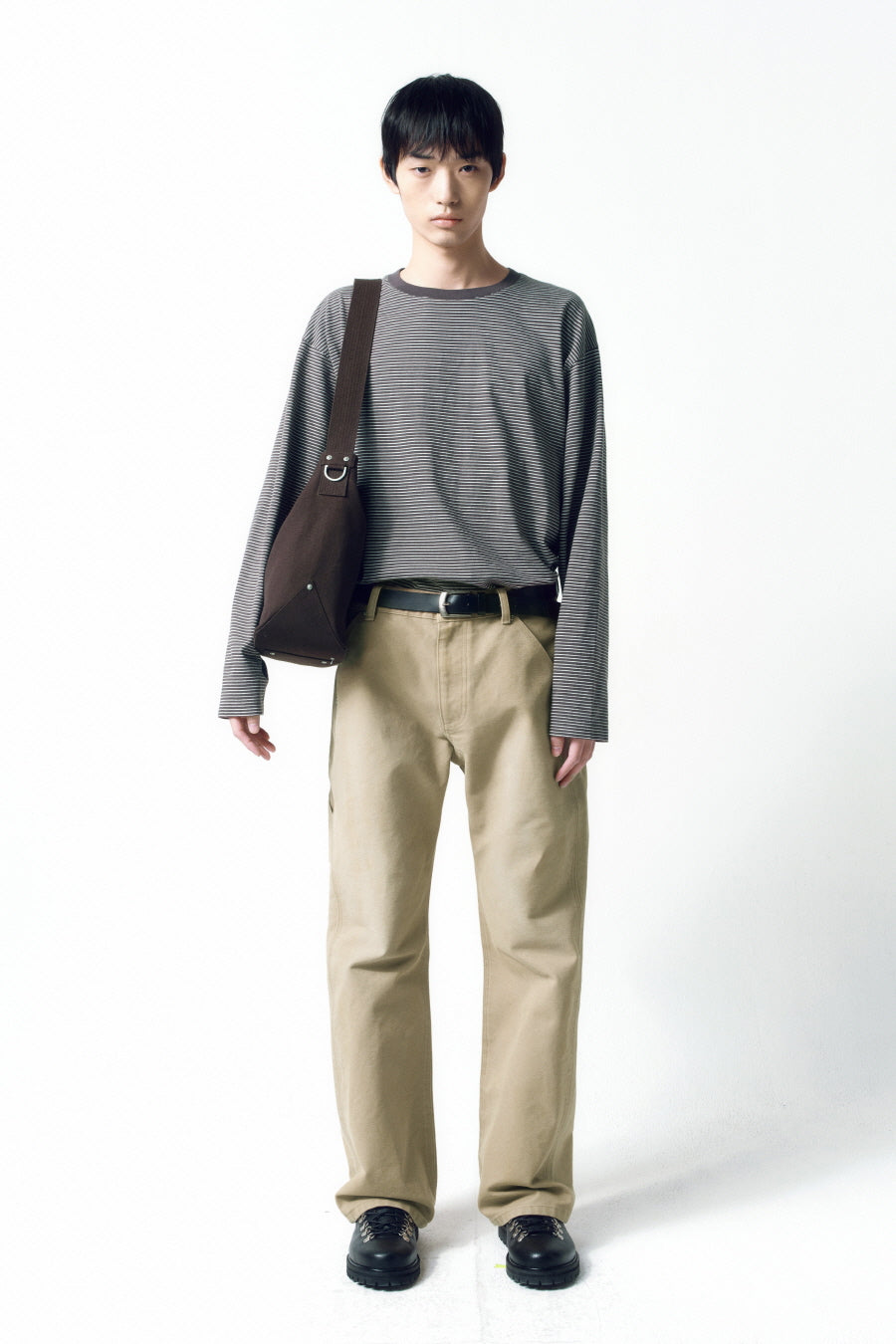 Insilence - Hard Duck Vintage Work Pants (Beige) product image 1 | TRAB K-Fashion Australia