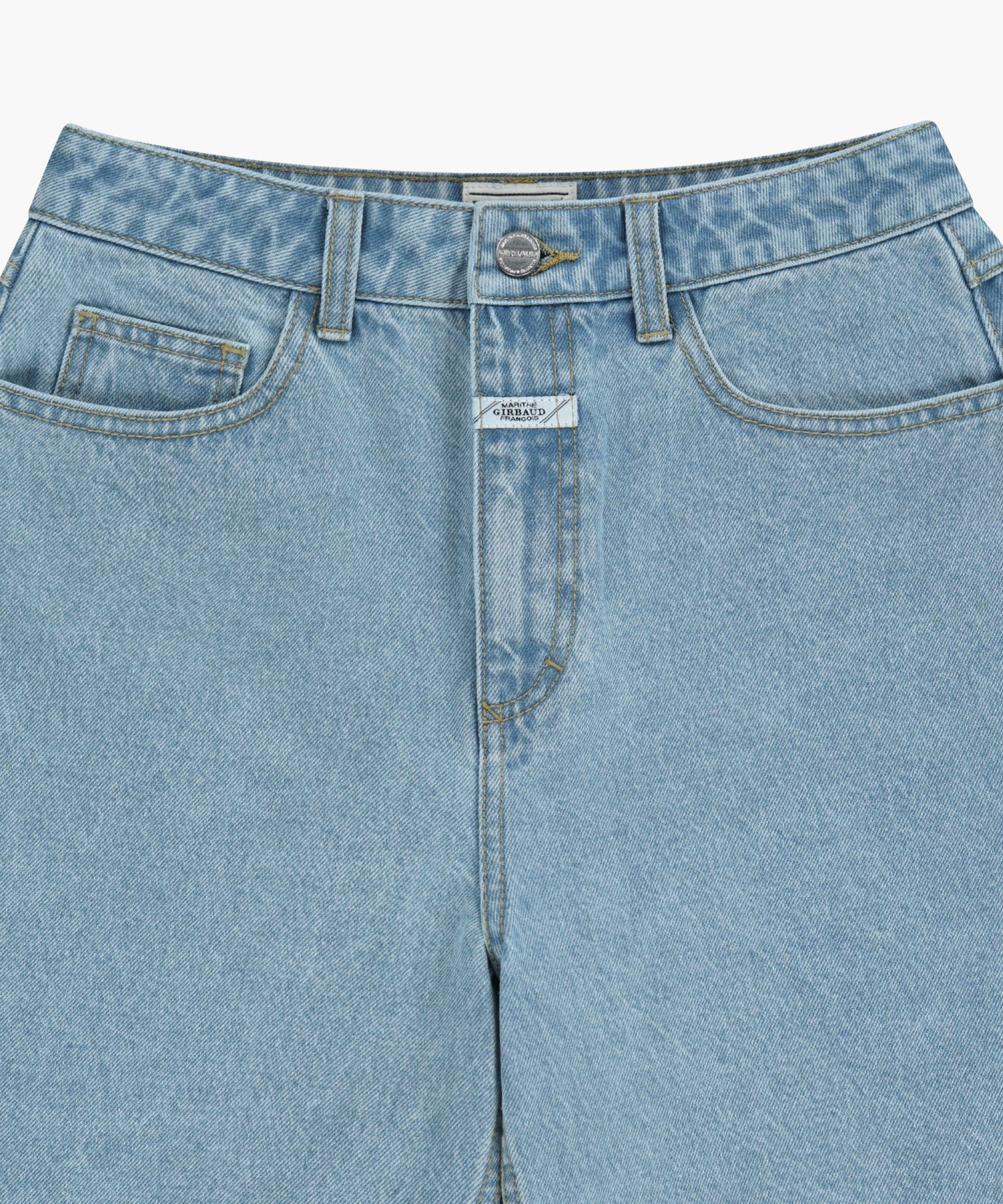Marithe & Francois Girbaud - Carpenter Denim Shorts (Light Blue) product image 8 | TRAB K-Fashion Australia