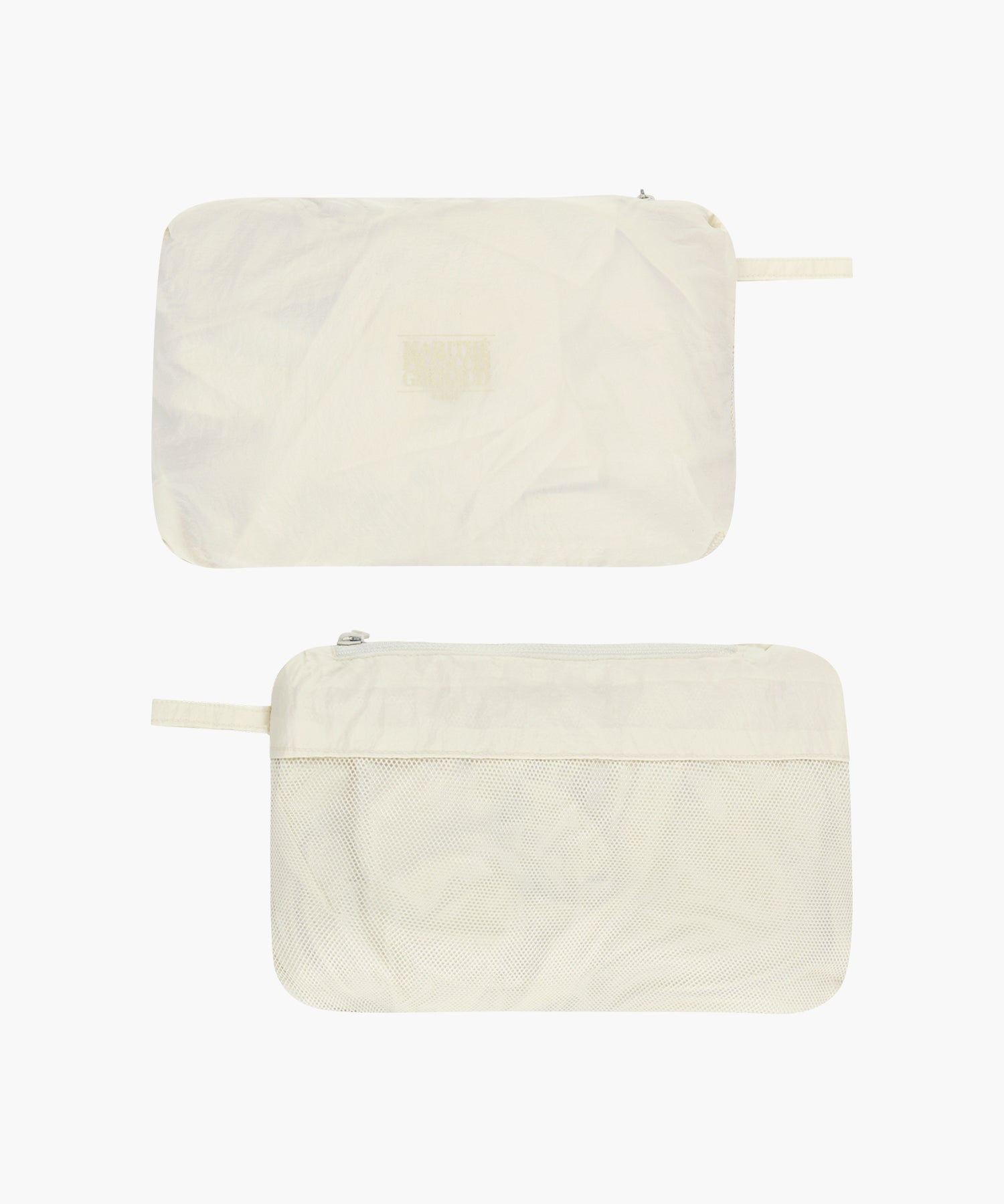 Marithe & Francois Girbaud - Highneck Packable Nylon Jacket (Ivory) product image 8 | TRAB K-Fashion Australia