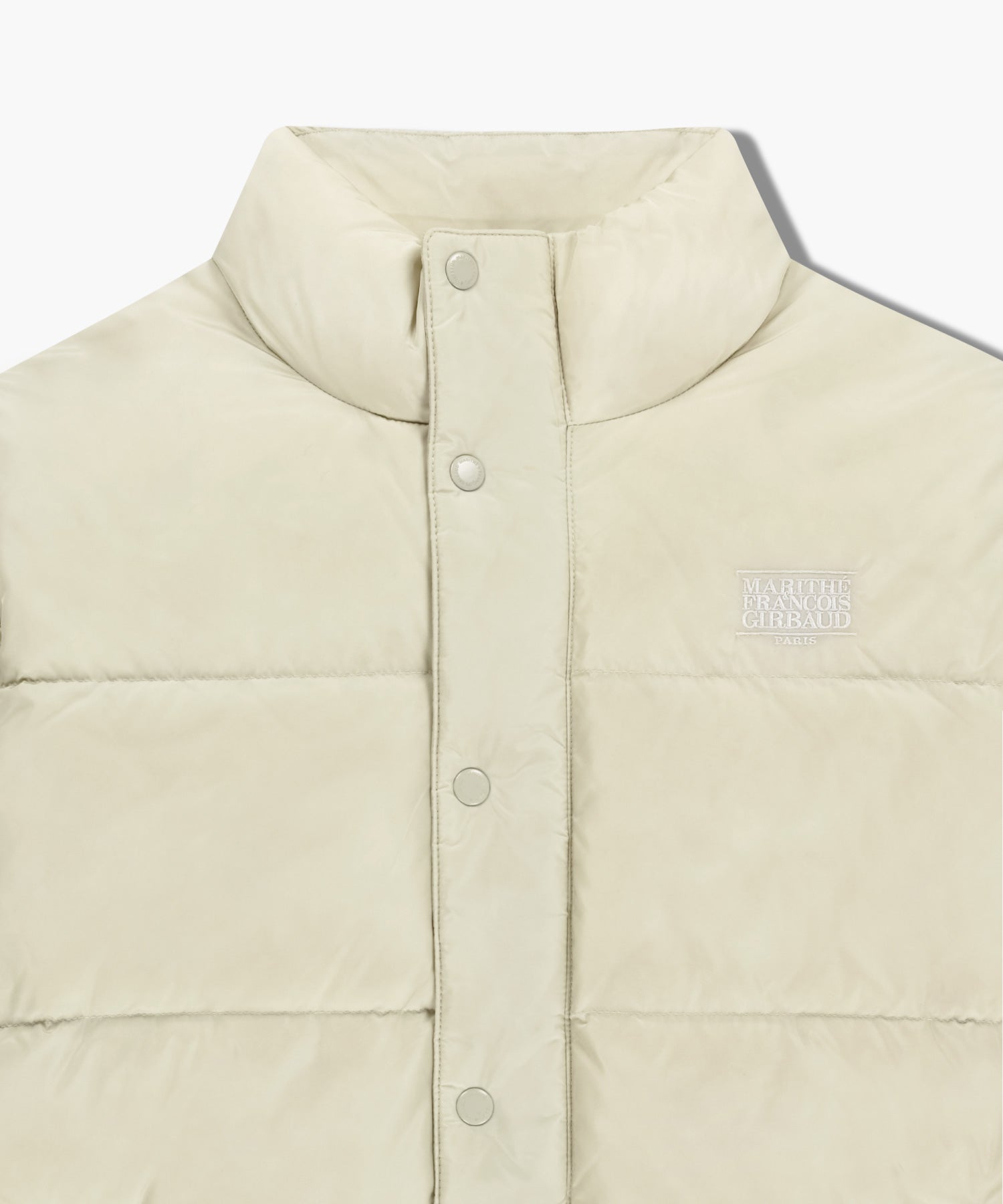 Marithe & Francois Girbaud - Classic Logo Down Jacket (Light Beige) product image 8 | TRAB K-Fashion Australia