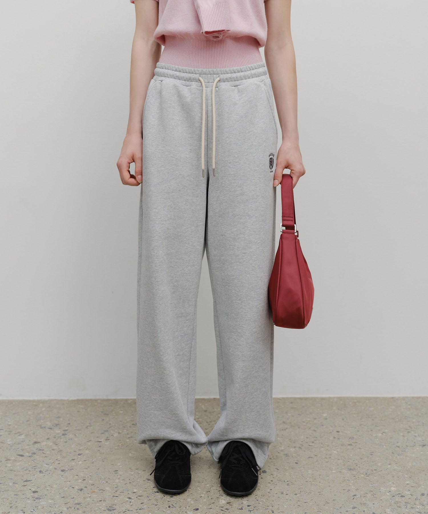 Marithe & Francois Girbaud - Classic Logo Hobo Bag (Burgundy) product image 8 | TRAB K-Fashion Australia