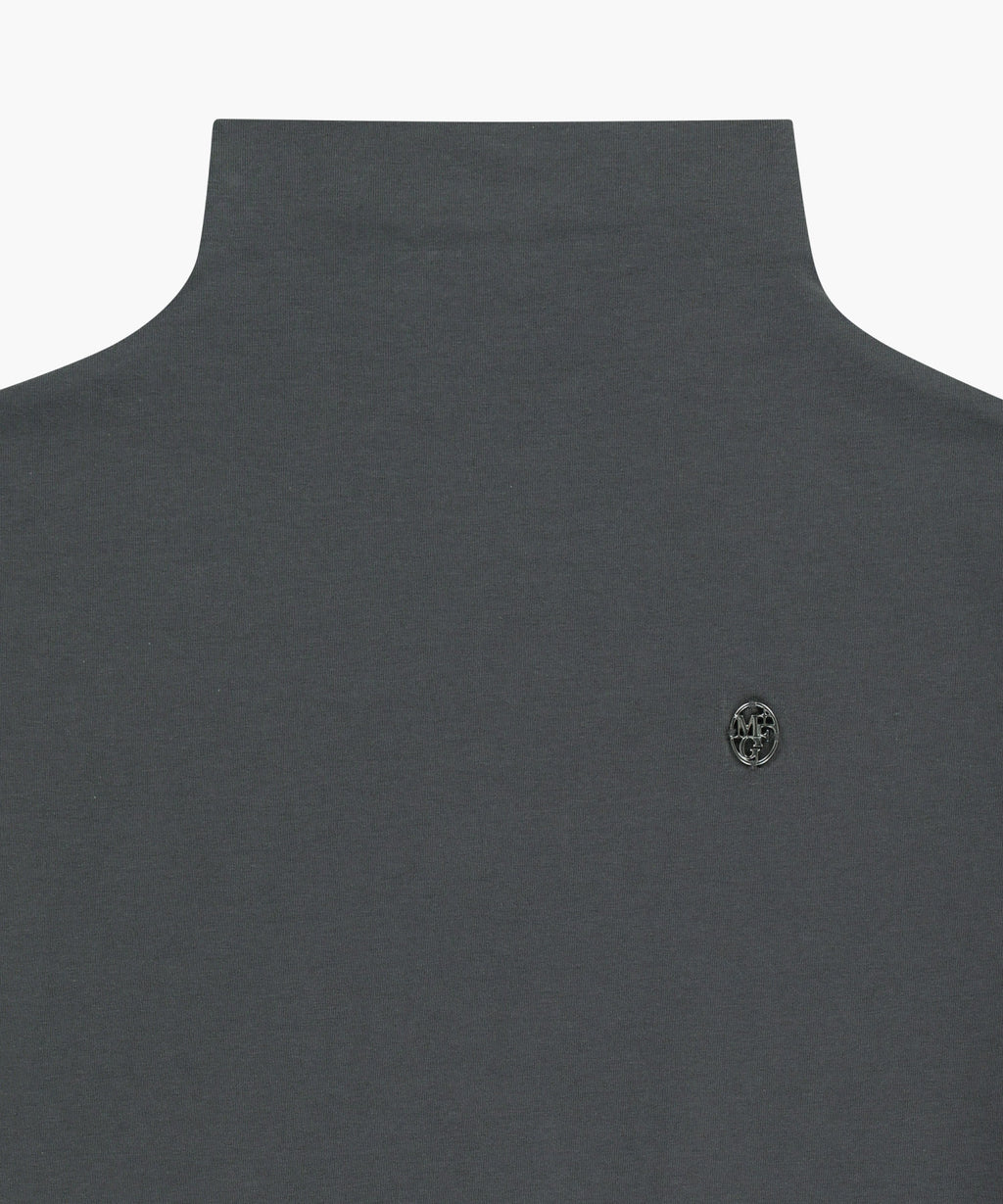 Marithe & Francois Girbaud - Half Neck Tee (Charcoal) product image 8 | TRAB K-Fashion Australia