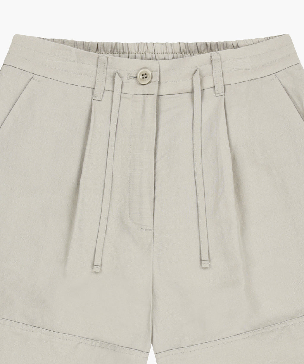 Marithe & Francois Girbaud - Easy Linen Shorts (Light Beige) product image 8 | TRAB K-Fashion Australia