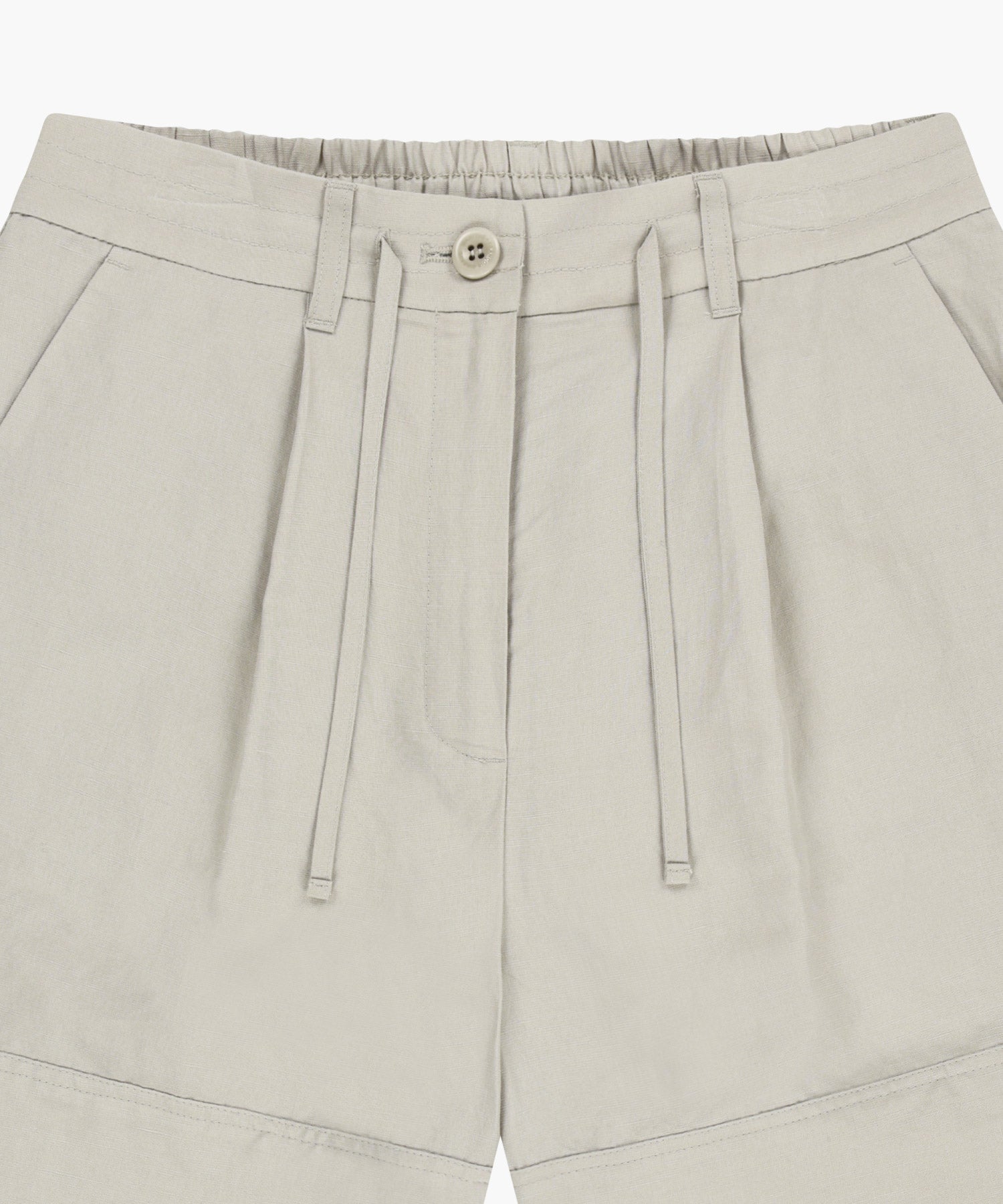Marithe & Francois Girbaud - Easy Linen Shorts (Light Beige) product image 8 | TRAB K-Fashion Australia