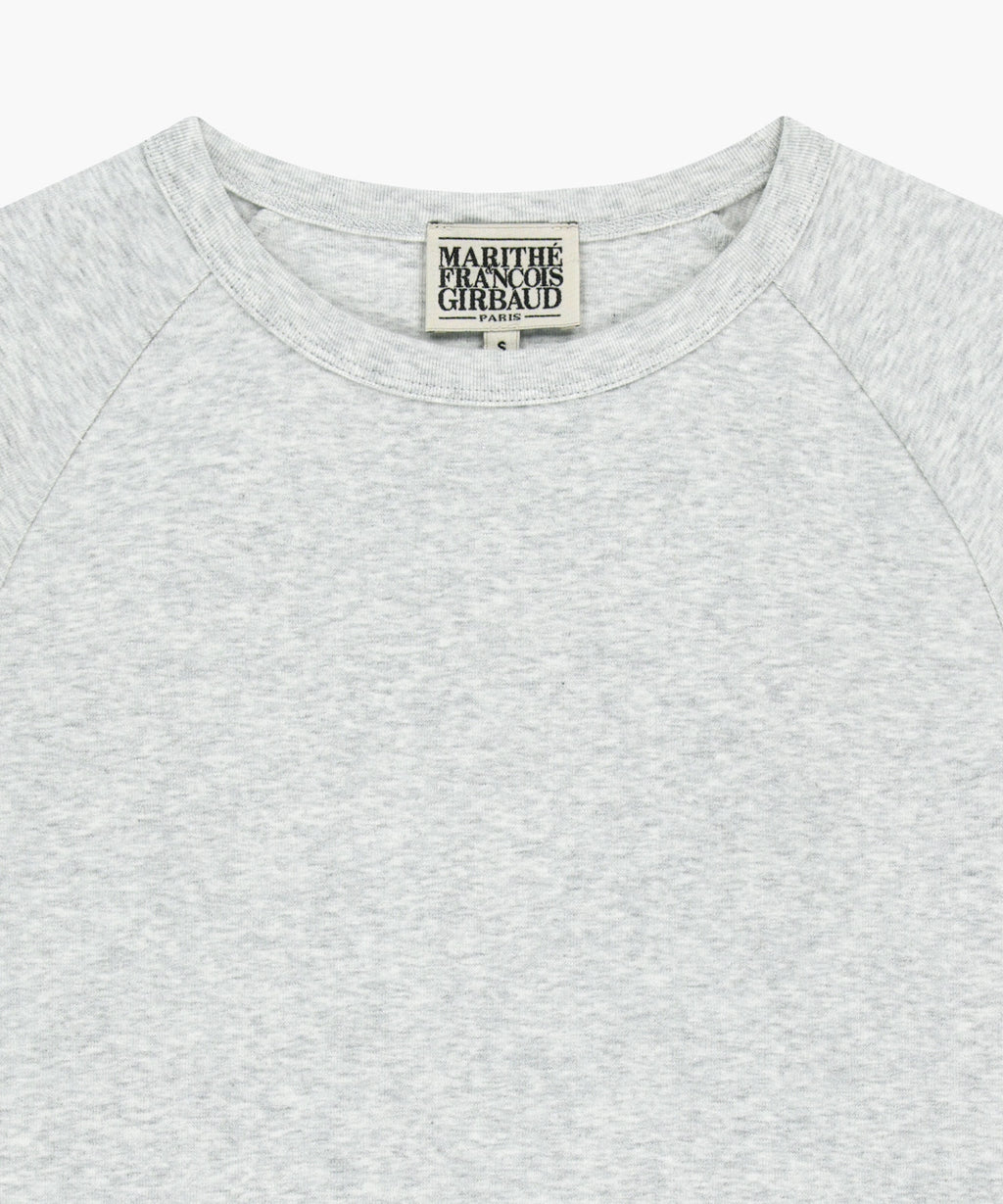 Marithe & Francois Girbaud - Basic Crop Long Sleeve (Light Heather Gray) product image 8 | TRAB K-Fashion Australia