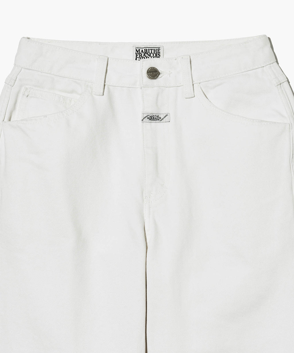 Marithe & Francois Girbaud - High Straight Denim Pants (White) product image 8 | TRAB K-Fashion Australia