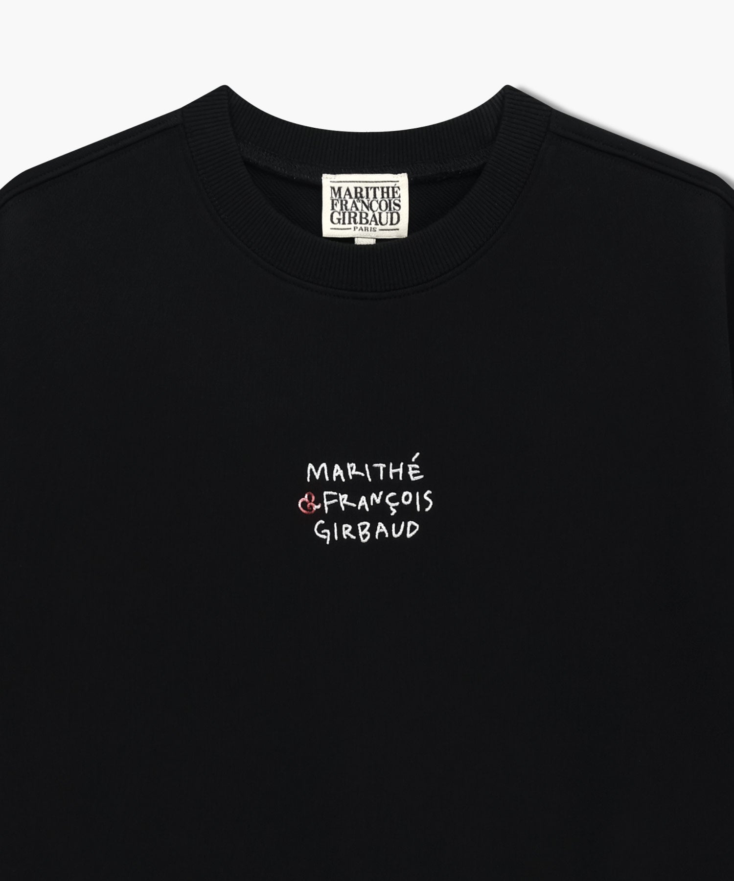 Marithe & Francois Girbaud - Marithe Love Graphic Crop Sweatshirt (Black) product image 8 | TRAB K-Fashion Australia