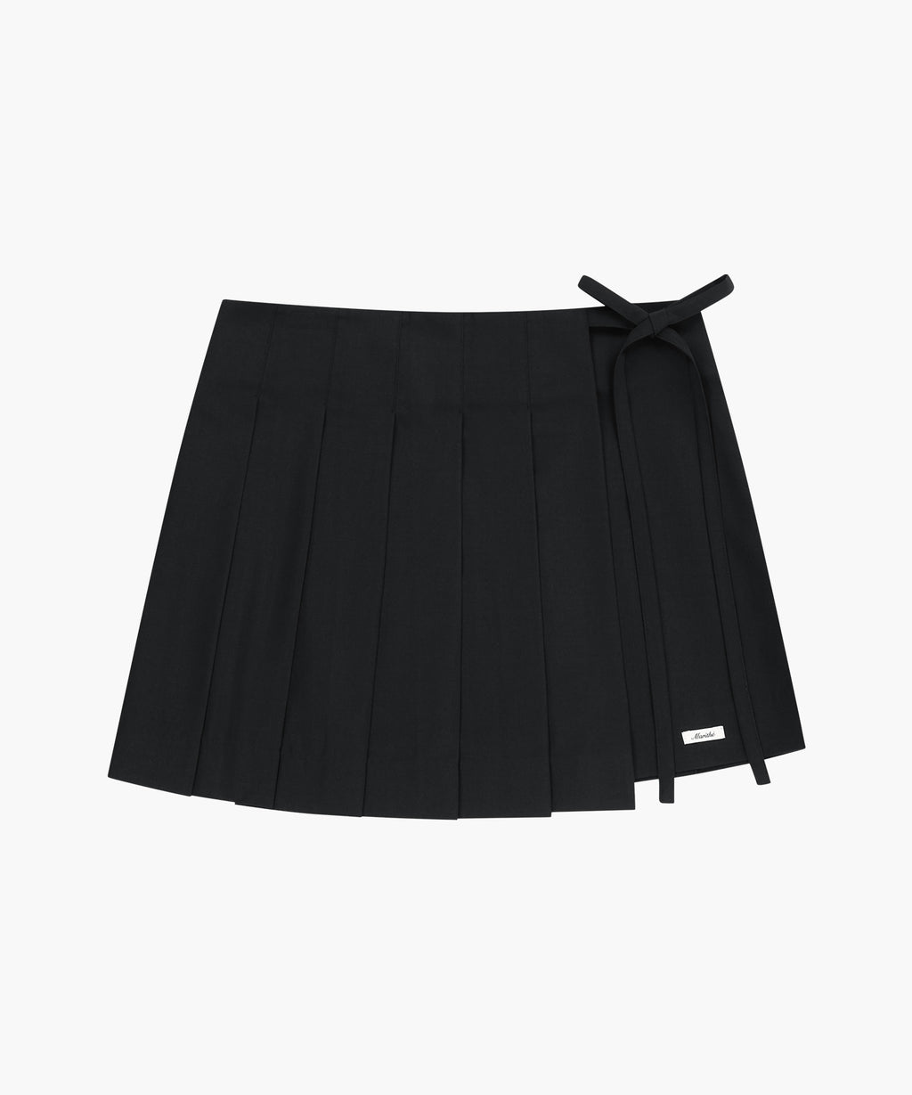 Marithe & Francois Girbaud - Layered Pleats Skirt Pants (Black) product image 8 | TRAB K-Fashion Australia