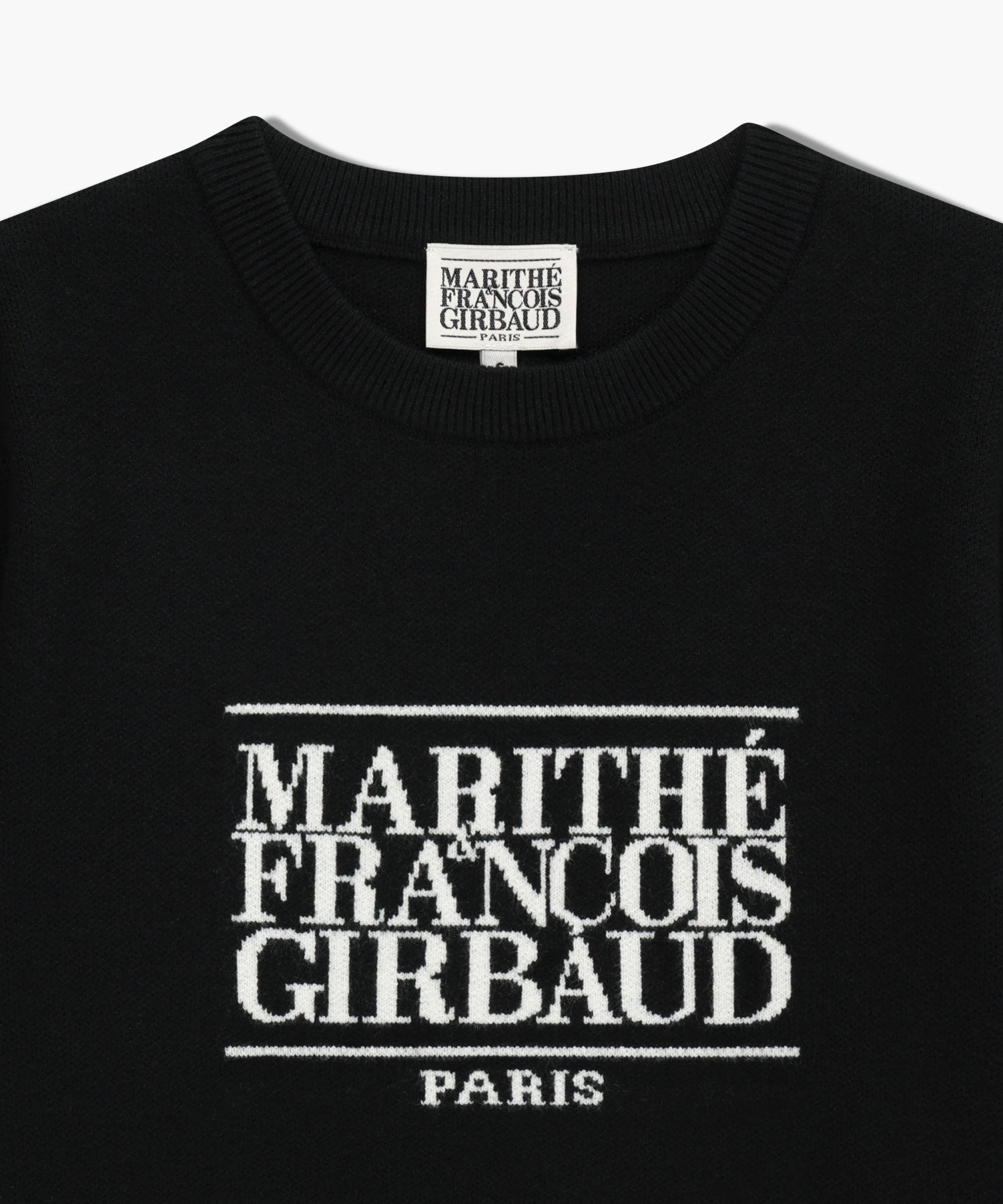 Marithe & Francois Girbaud - Classic Logo Crop Knit (Black) product image 8 | TRAB K-Fashion Australia