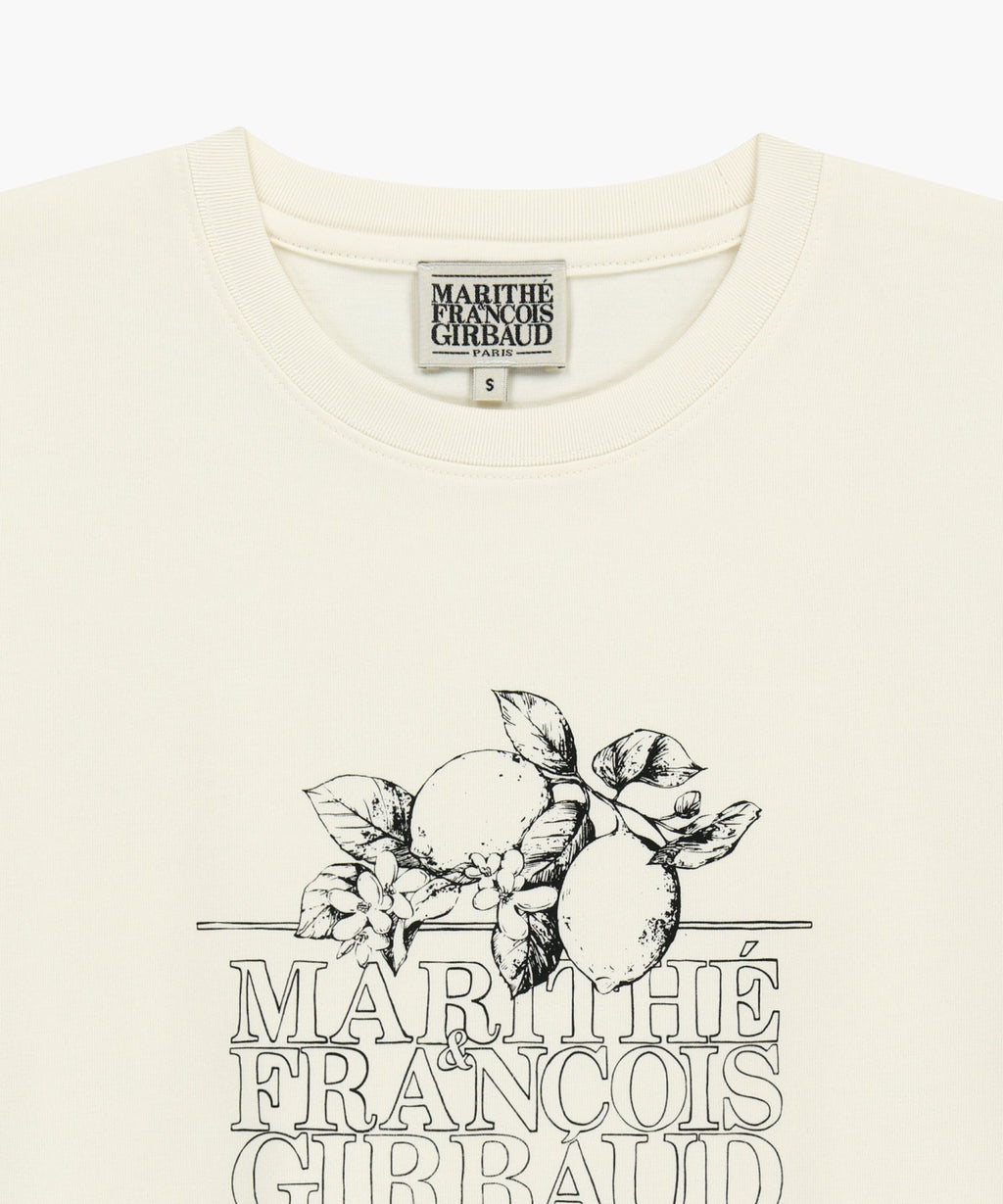 Marithe & Francois Girbaud - Aerocool Lemon Classic Logo Tee (Ivory) product image 8 | TRAB K-Fashion Australia