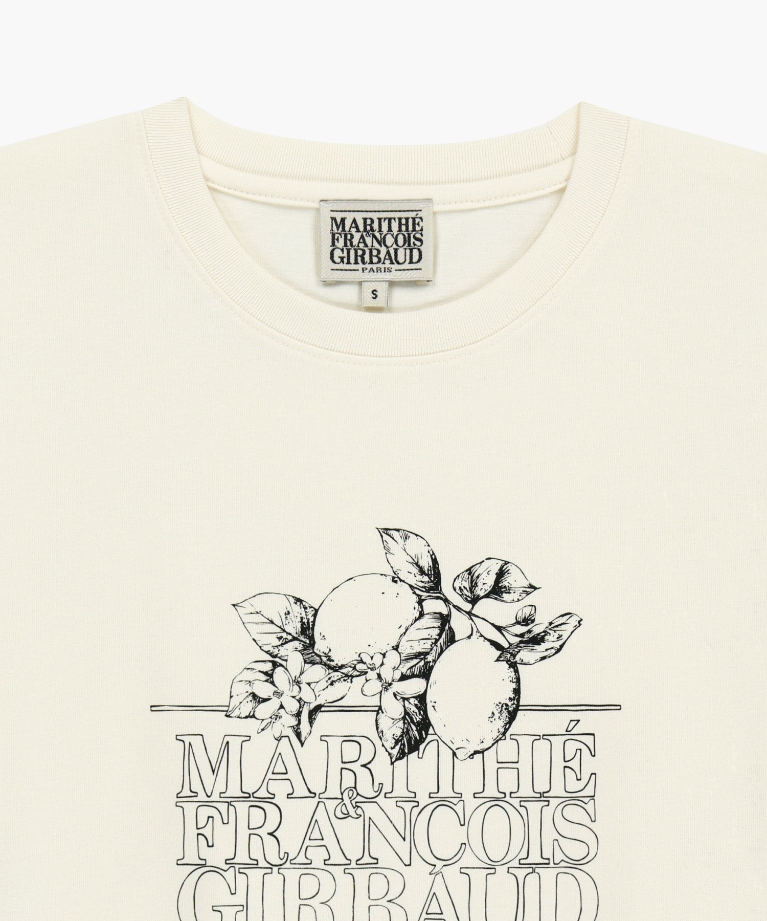 Marithe & Francois Girbaud - Aerocool Lemon Classic Logo Tee (Ivory) product image 8 | TRAB K-Fashion Australia
