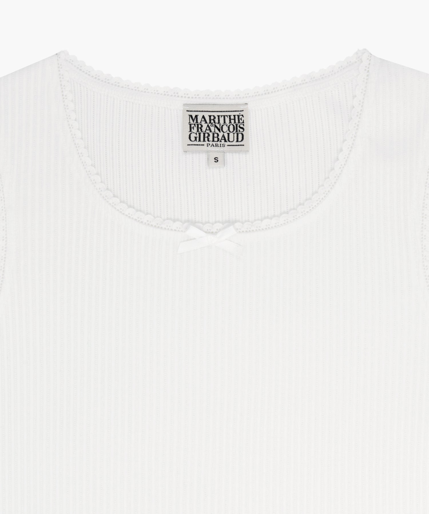 Marithe & Francois Girbaud - Lace Detail Sleeveless (White) product image 8 | TRAB K-Fashion Australia