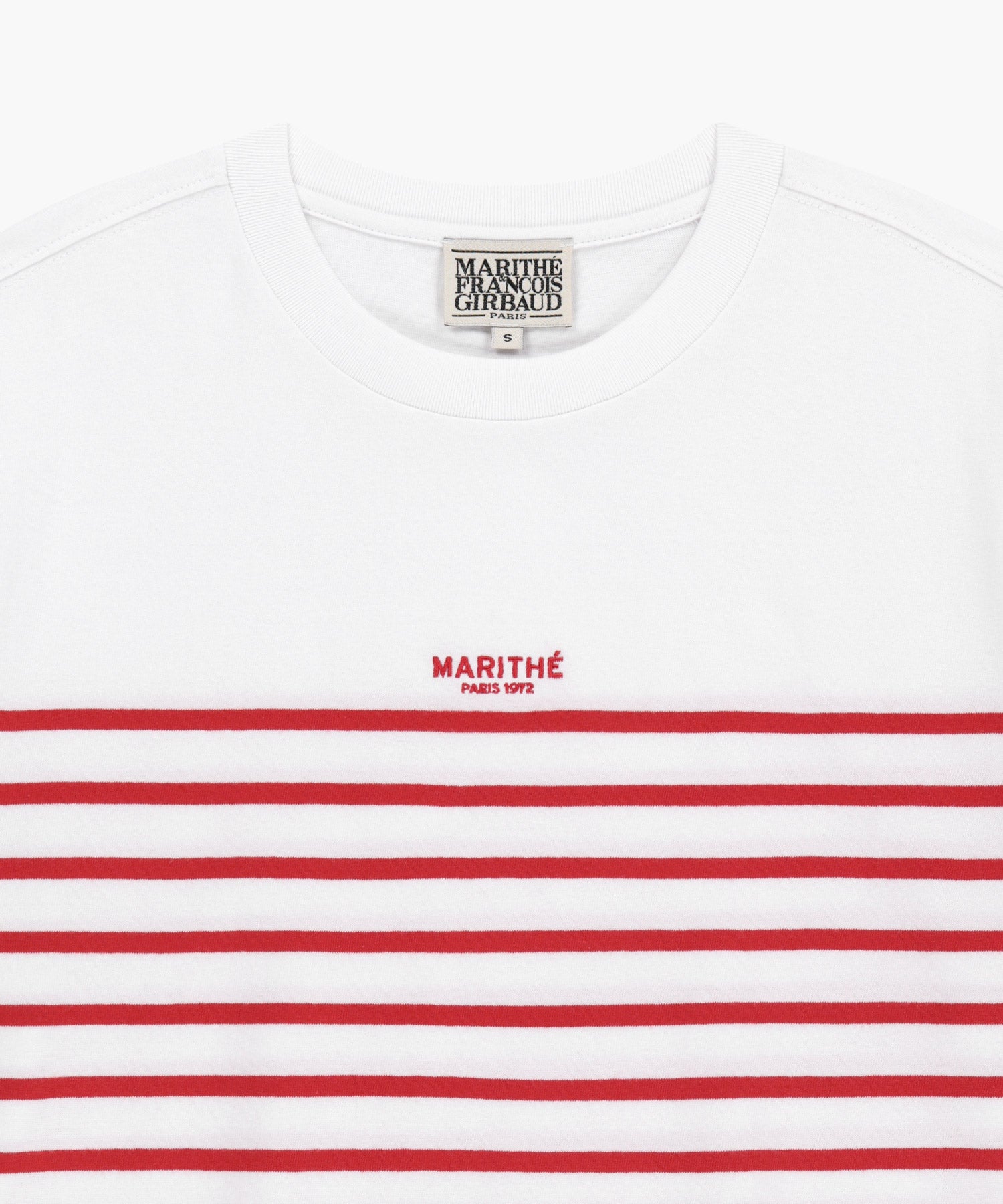 Marithe & Francois Girbaud - Block Stripe Tee (Red) product image 8 | TRAB K-Fashion Australia