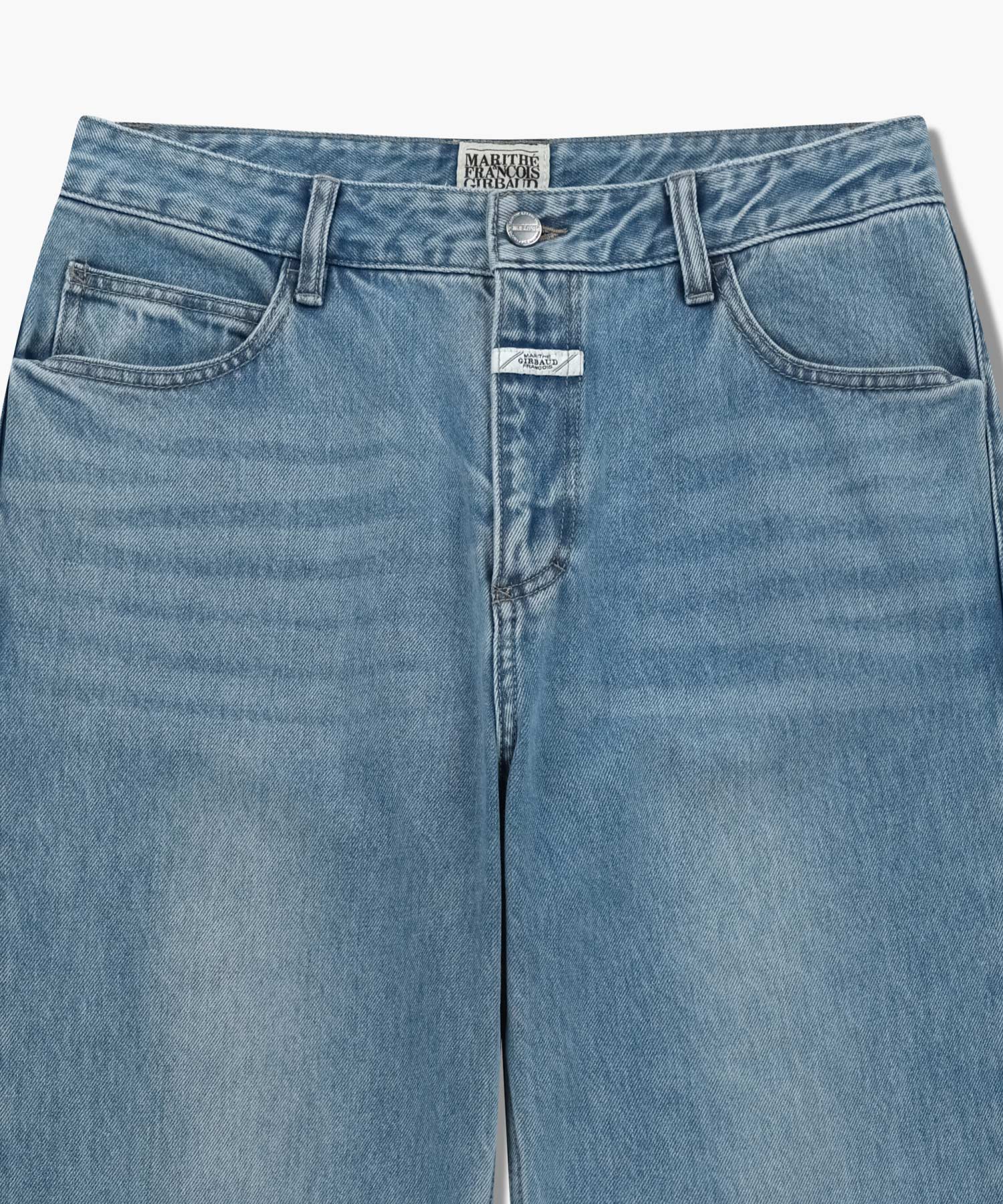 Marithe & Francois Girbaud - Slim Straight Denim Pants (Light Blue) product image 8 | TRAB K-Fashion Australia