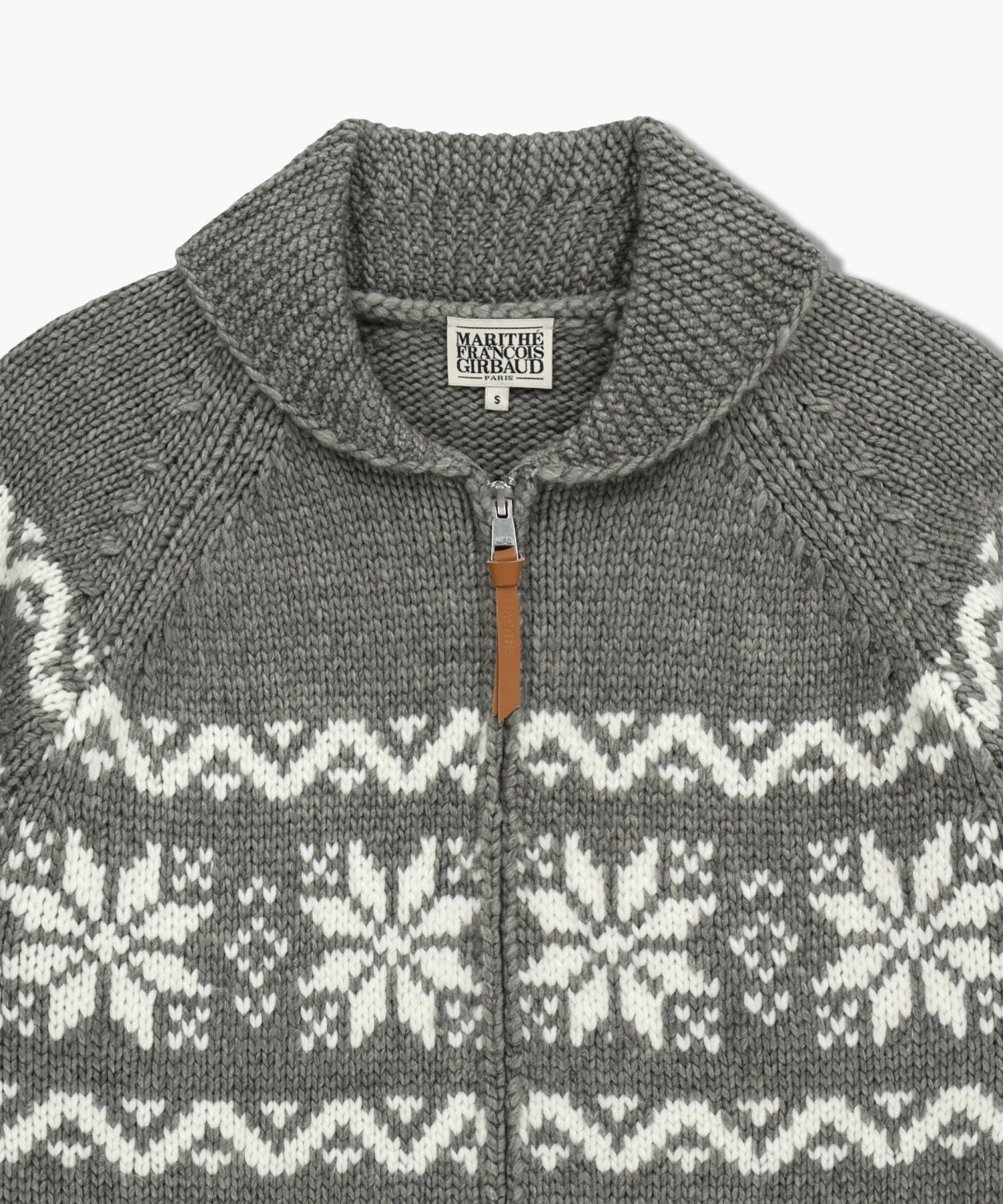 Marithe & Francois Girbaud - Nordic Cowichan Cardigan (Gray) product image 11 | TRAB K-Fashion Australia