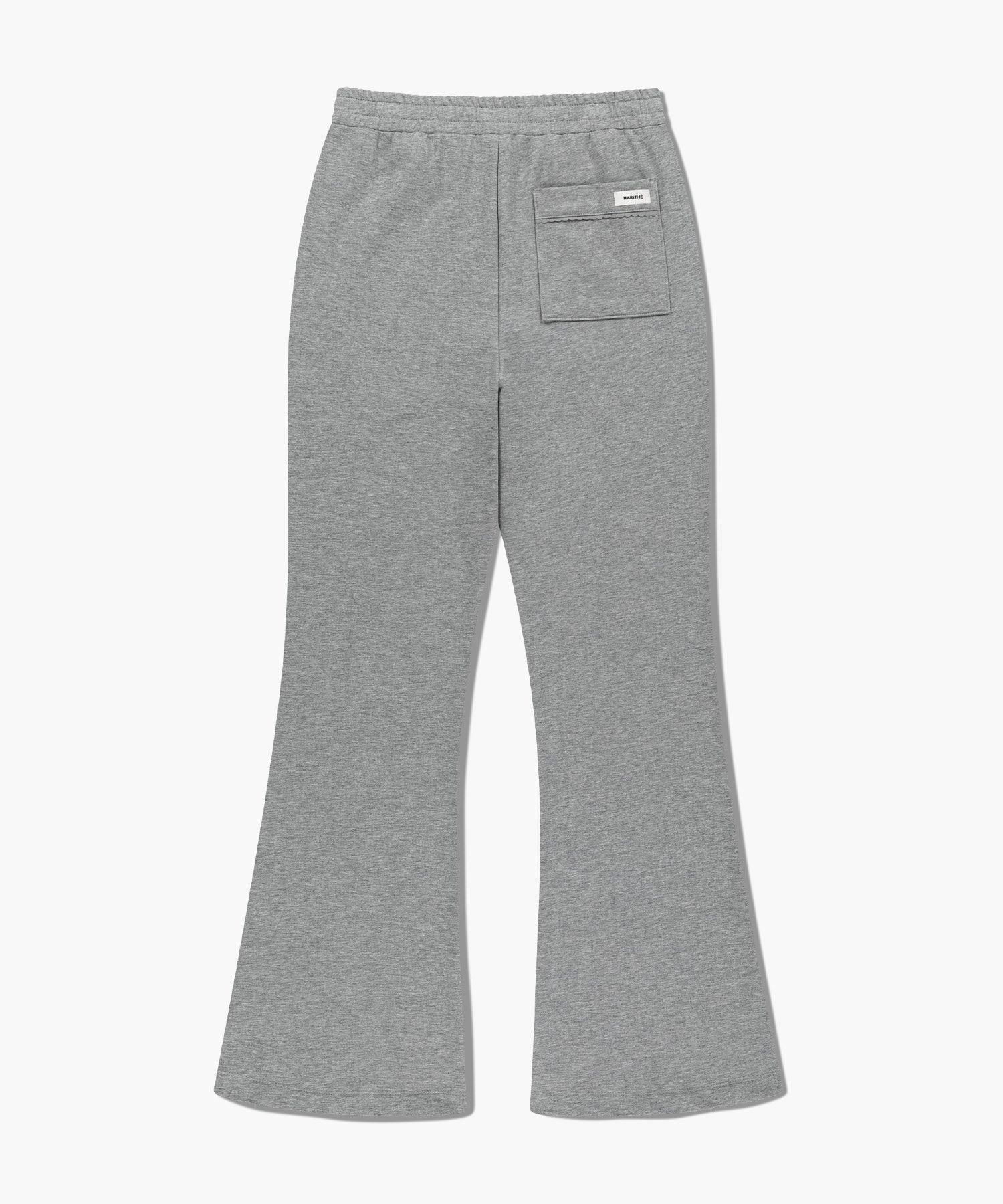 Marithe & Francois Girbaud - Lace Point Boots Cut Sweat Pants (Heather Gray) product image 8 | TRAB K-Fashion Australia
