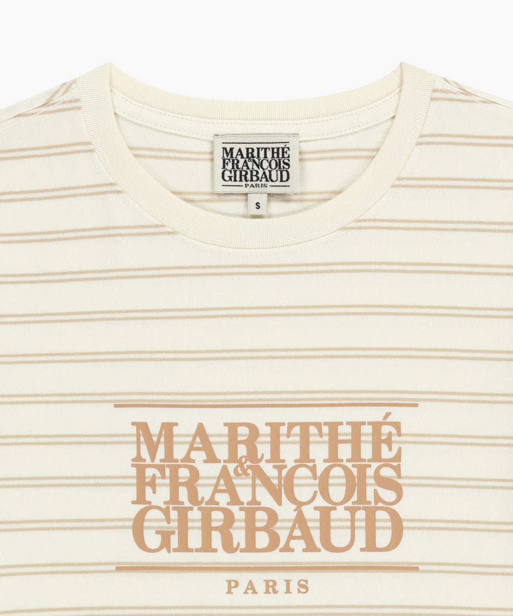 Marithe & Francois Girbaud - Classic Logo Crop Tee (Ivory) product image 8 | TRAB K-Fashion Australia