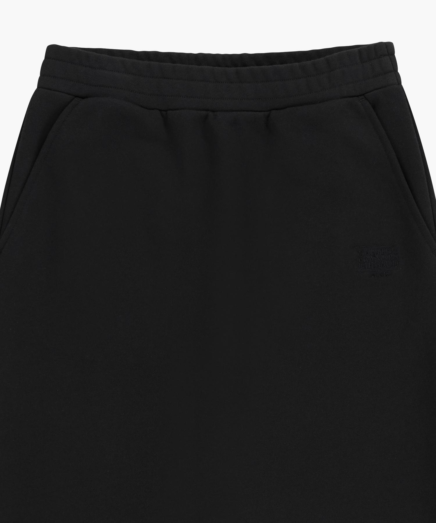 Marithe & Francois Girbaud - Classic Logo Sweat Long Skirt (Black Black) product image 8 | TRAB K-Fashion Australia