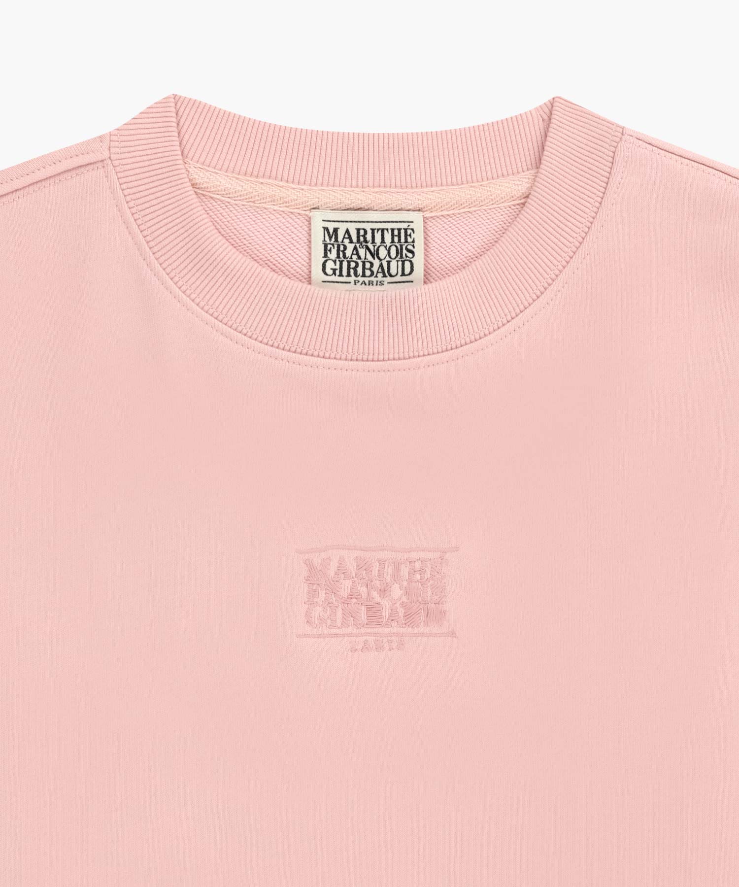 Marithe & Francois Girbaud - Drawing Classic Logo Sweatshirt (Salmon) product image 8 | TRAB K-Fashion Australia