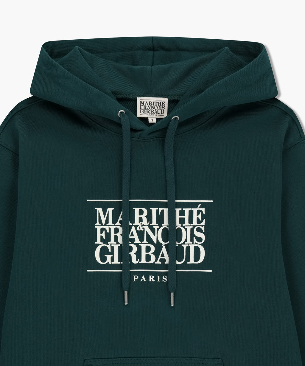 Marithe & Francois Girbaud - Classic Logo Hoodie (Dark Teal) product image 8 | TRAB K-Fashion Australia