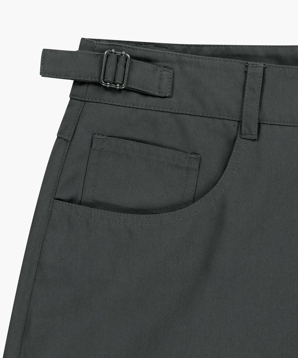 Marithe & Francois Girbaud - Curved Chino Pants (Charcoal) product image 8 | TRAB K-Fashion Australia