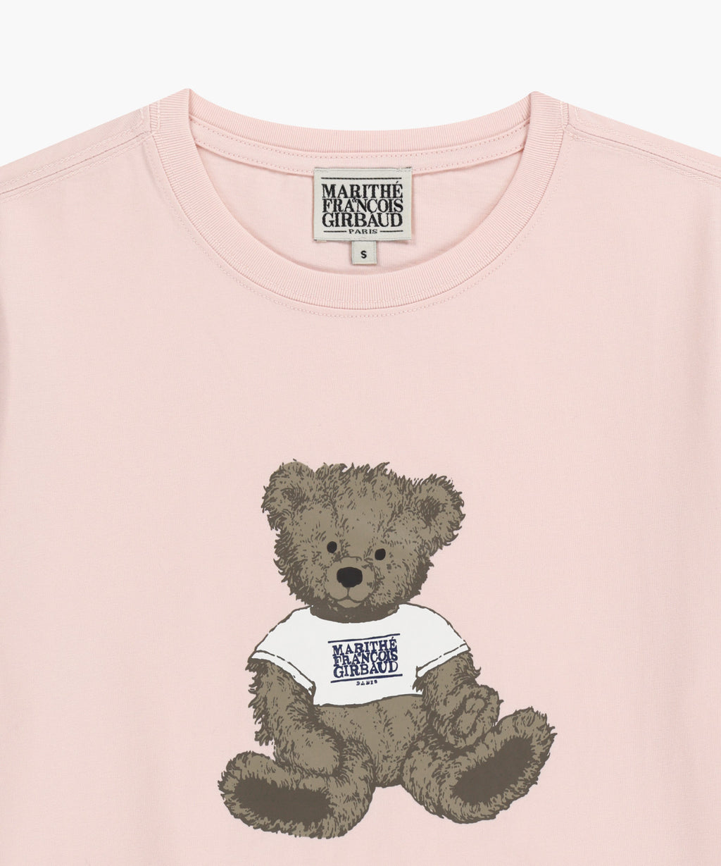 Marithe & Francois Girbaud - Doodle Bear Tee (Light Pink) product image 8 | TRAB K-Fashion Australia