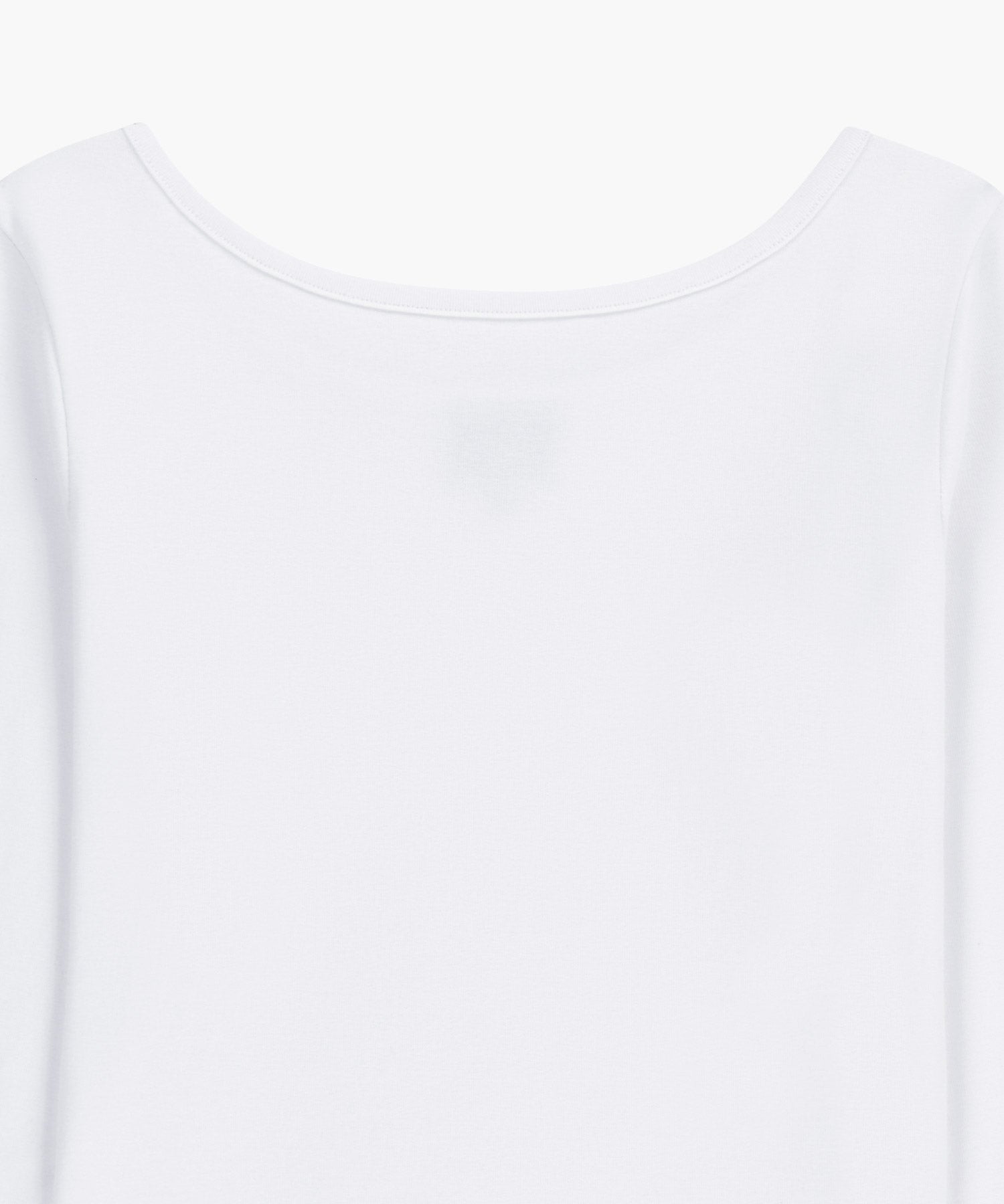 Marithe & Francois Girbaud - Basic Scoop Back Long Sleeve (White) product image 8 | TRAB K-Fashion Australia
