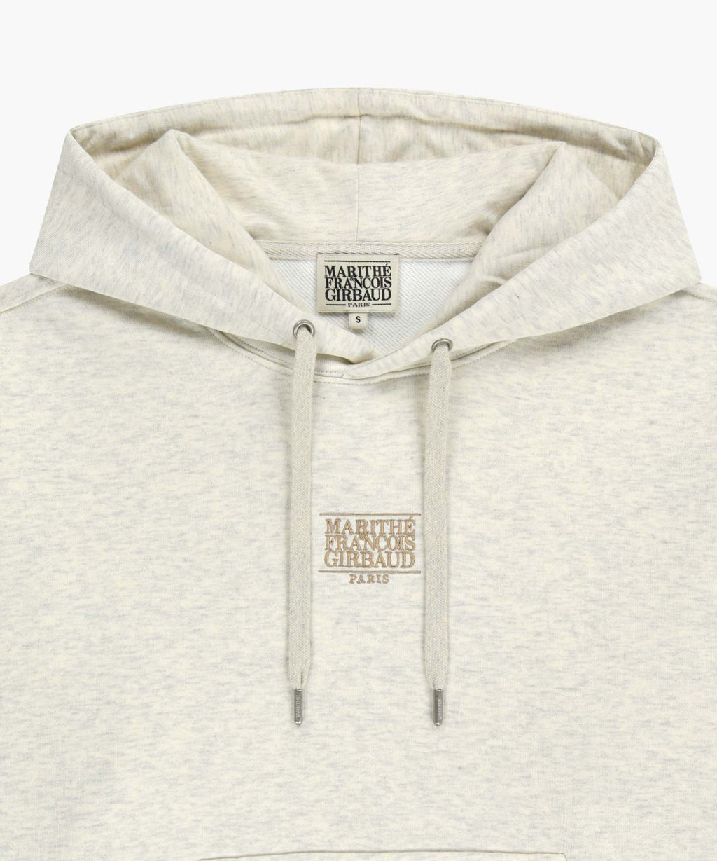 Marithe & Francois Girbaud - Small Classic Logo Hoodie (Oatmeal) product image 8 | TRAB K-Fashion Australia