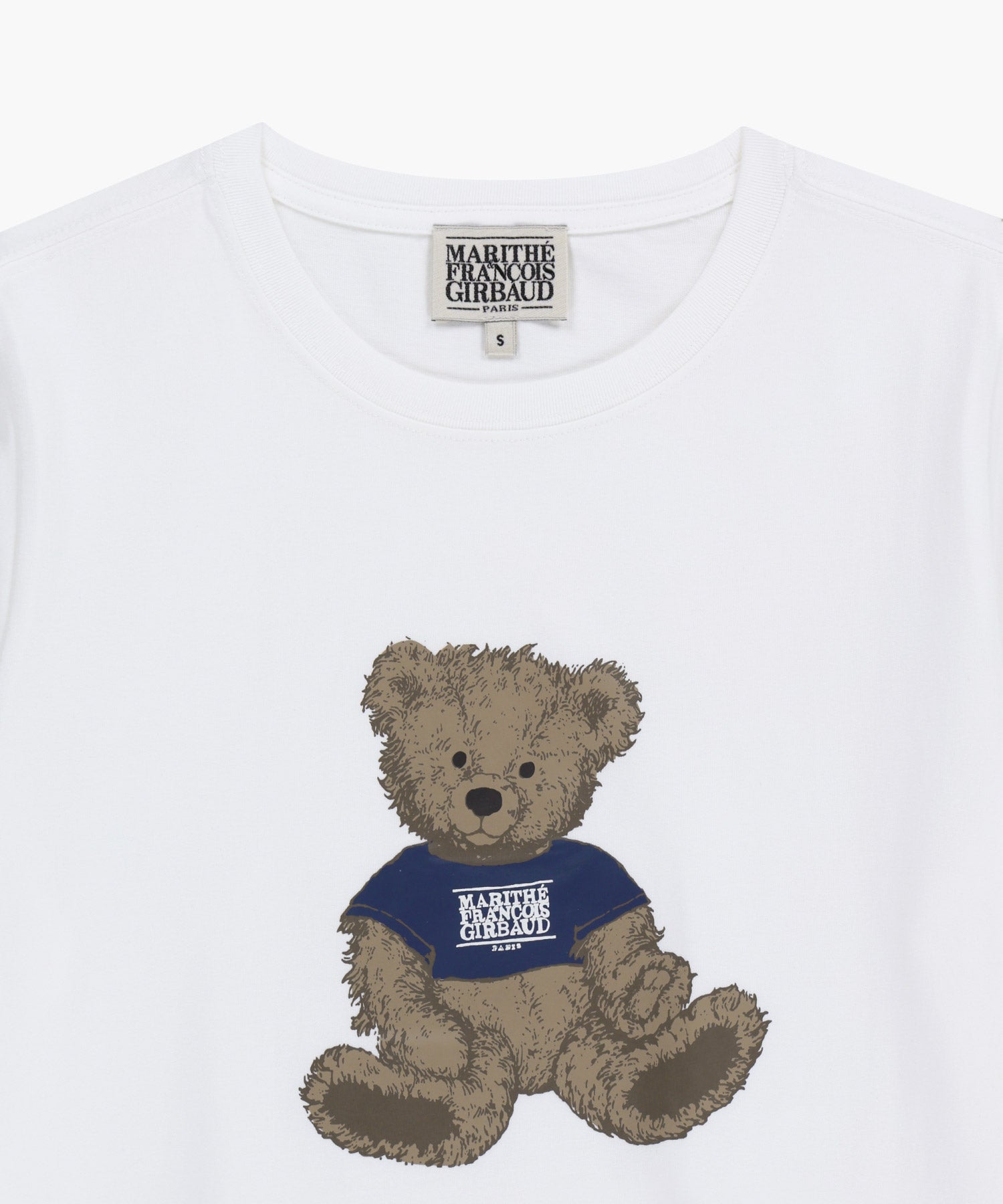 Marithe & Francois Girbaud - Doodle Bear Tee (White/Beige) product image 8 | TRAB K-Fashion Australia