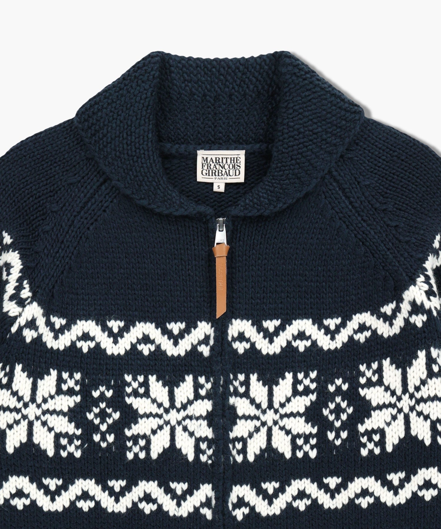 Marithe & Francois Girbaud - Nordic Cowichan Cardigan (Navy) product image 8 | TRAB K-Fashion Australia