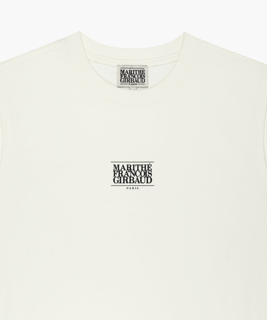 Marithe & Francois Girbaud - Sorona Cool Small Classic Logo Sleeveless (Ivory) product image 8 | TRAB K-Fashion Australia