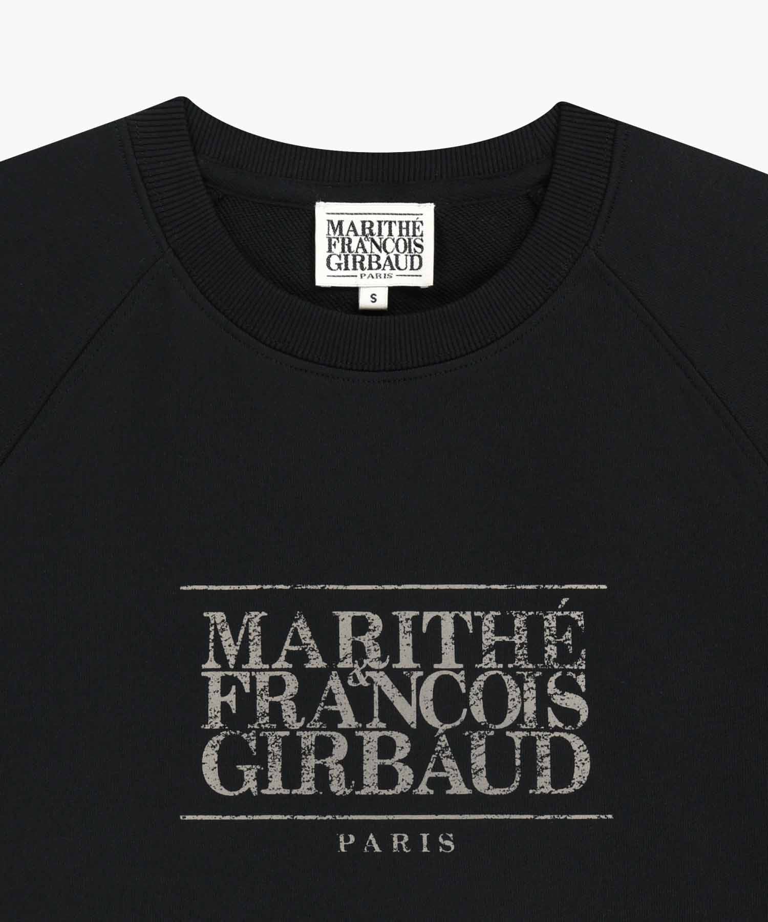 Marithe & Francois Girbaud - Vintage Classic Logo Half Sweatshirt (Black) product image 8 | TRAB K-Fashion Australia