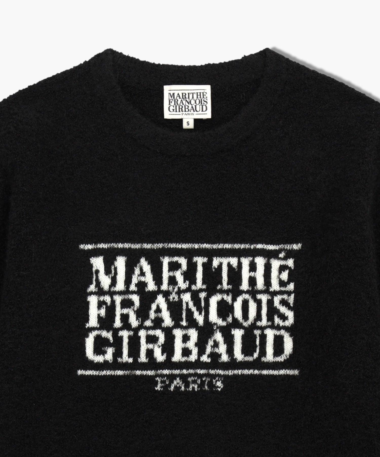 Marithe & Francois Girbaud - Boucle Classic Logo Knit Pullover (Black) product image 11 | TRAB K-Fashion Australia