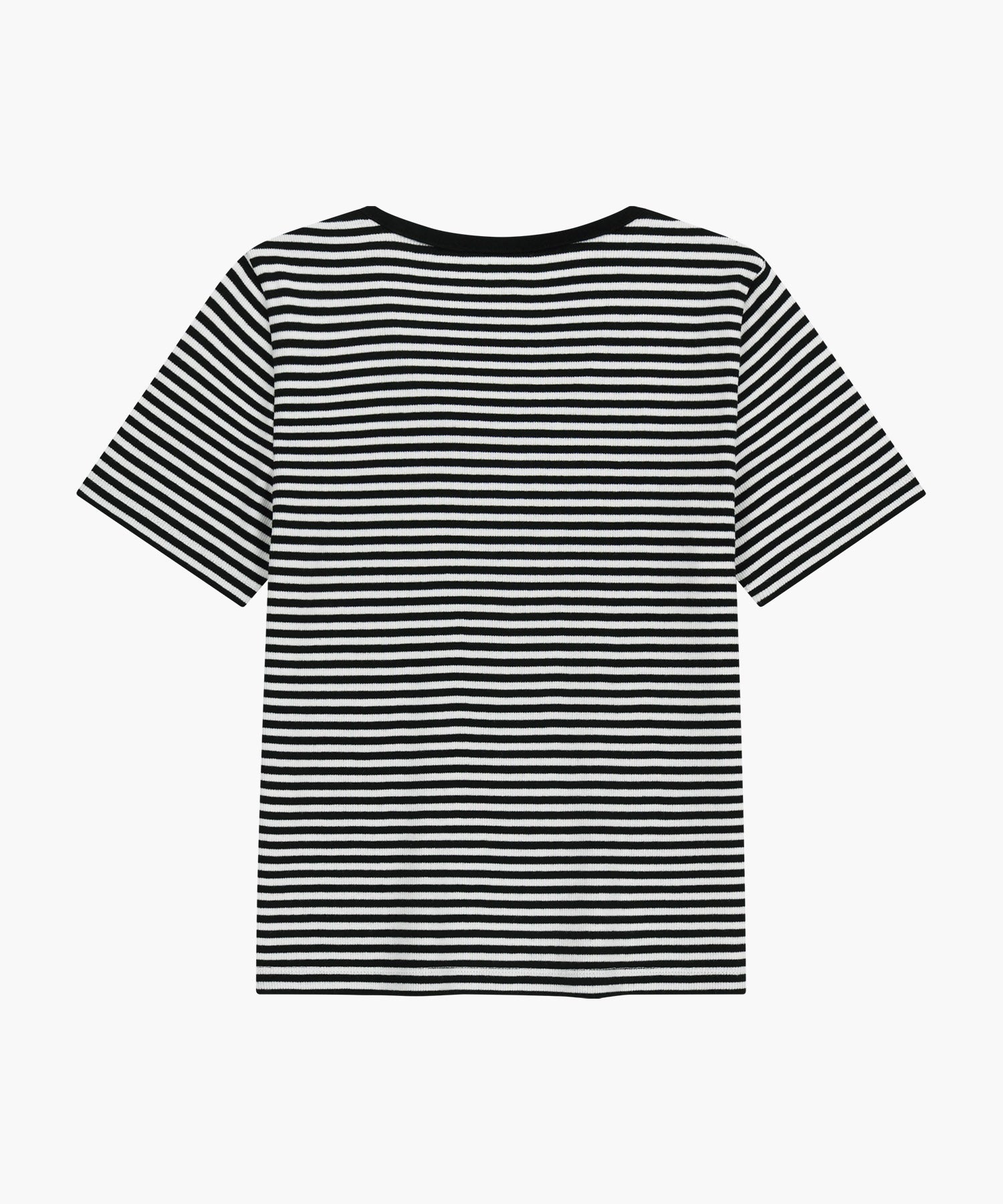 Marithe & Francois Girbaud - Deep Neck Ringer Tee (Black) product image 7 | TRAB K-Fashion Australia