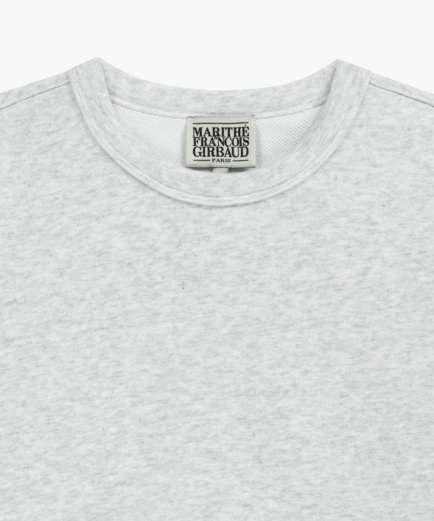 Marithe & Francois Girbaud - Basic Crop Sweatshirt (Light Heather Gray) product image 8 | TRAB K-Fashion Australia