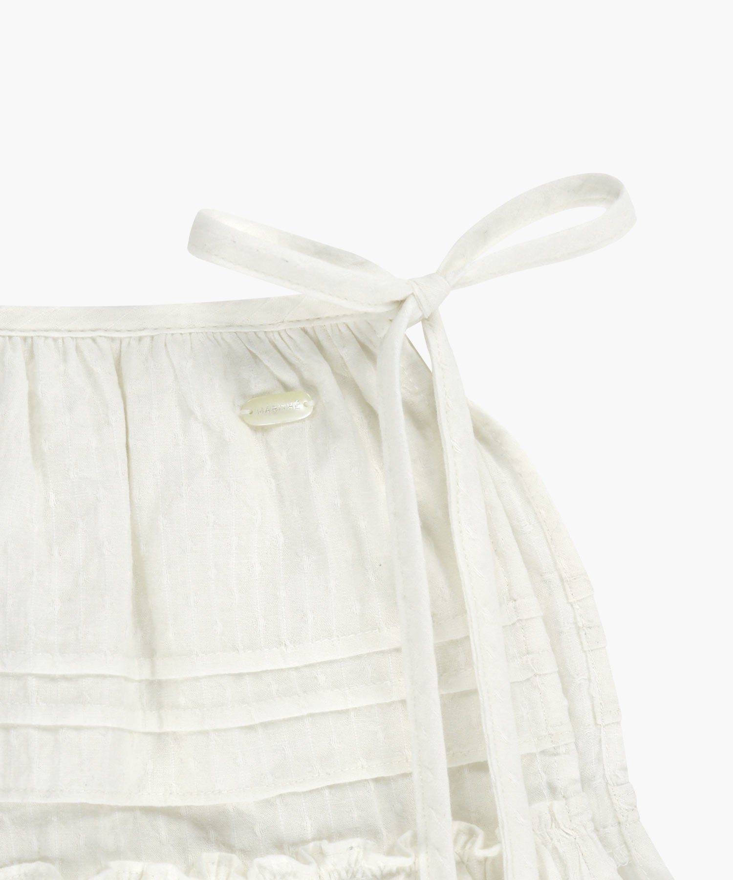 Marithe & Francois Girbaud - Layered Ruffle Skirt (White) product image 8 | TRAB K-Fashion Australia