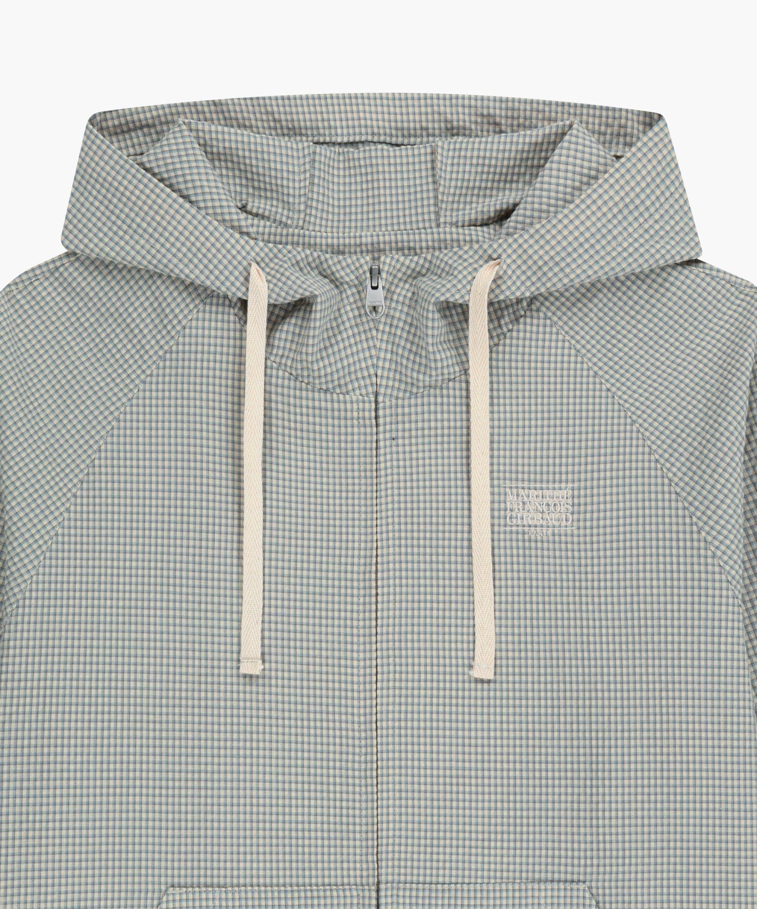 Marithe & Francois Girbaud - Classic Logo Hooded Pattern Jacket (Check) product image 8 | TRAB K-Fashion Australia