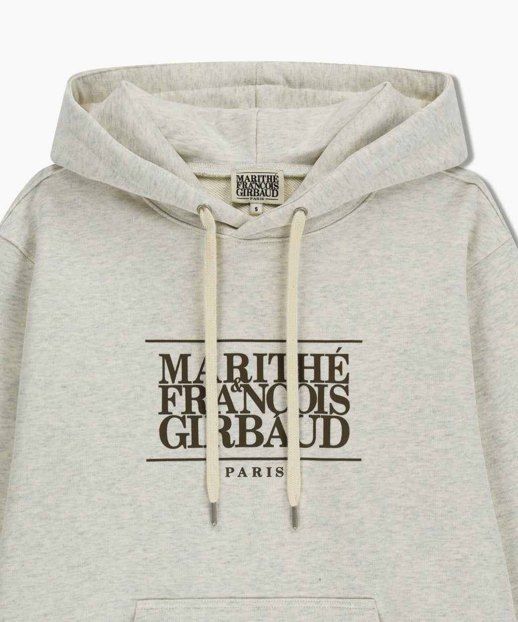Marithe & Francois Girbaud - Classic Logo Hoodie (Oatmeal) product image 8 | TRAB K-Fashion Australia