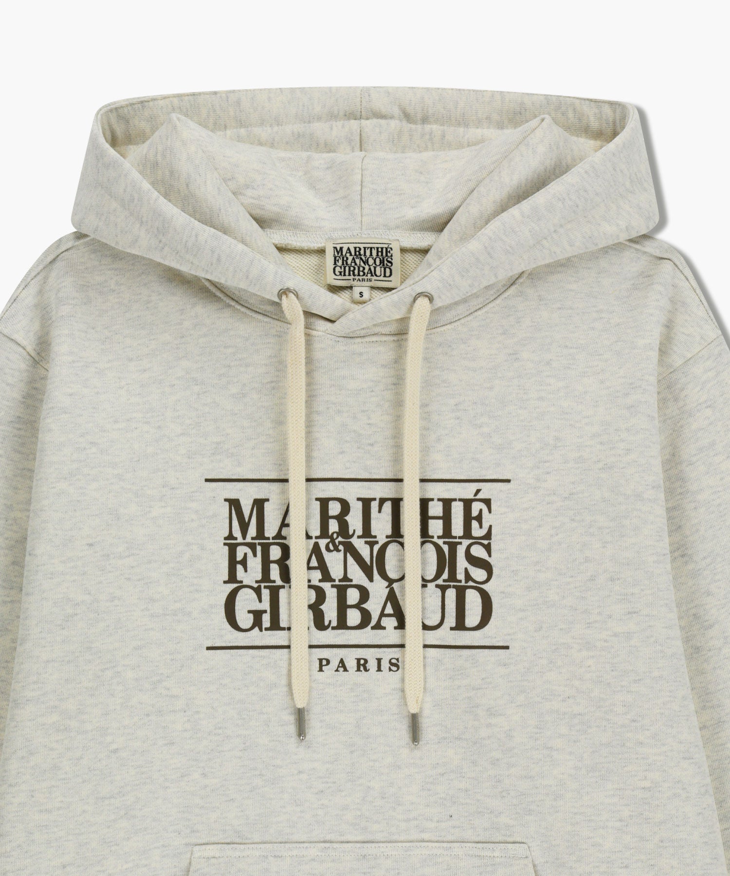 Marithe & Francois Girbaud - Classic Logo Hoodie (Oatmeal) product image 8 | TRAB K-Fashion Australia