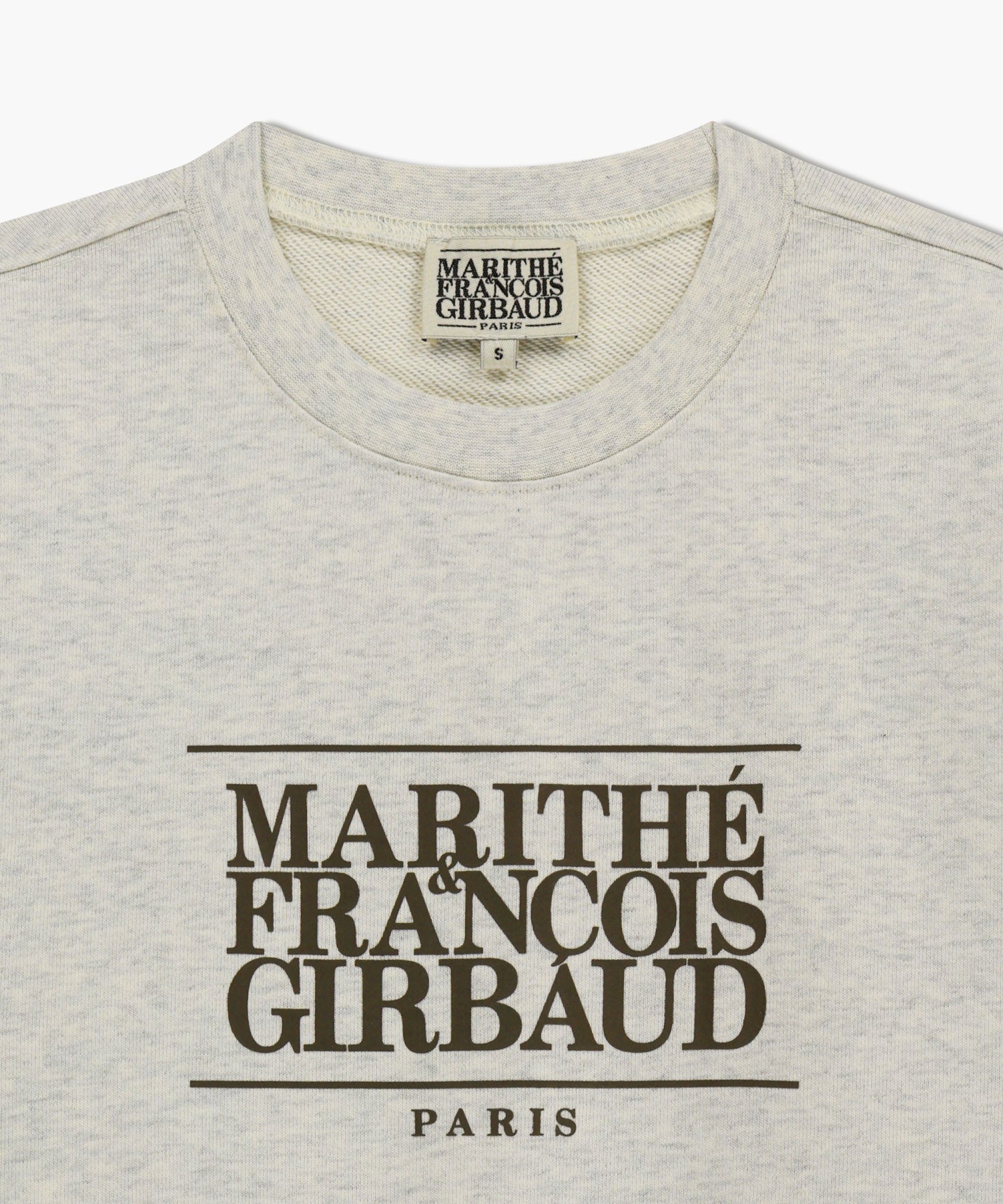 Marithe & Francois Girbaud - Classic Logo Sweatshirt (Oatmeal) product image 8 | TRAB K-Fashion Australia