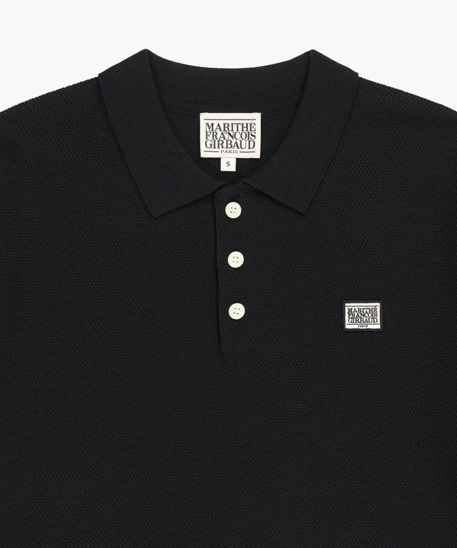 Marithe & Francois Girbaud - Cool Touch Collar Half Knit (Black) product image 8 | TRAB K-Fashion Australia