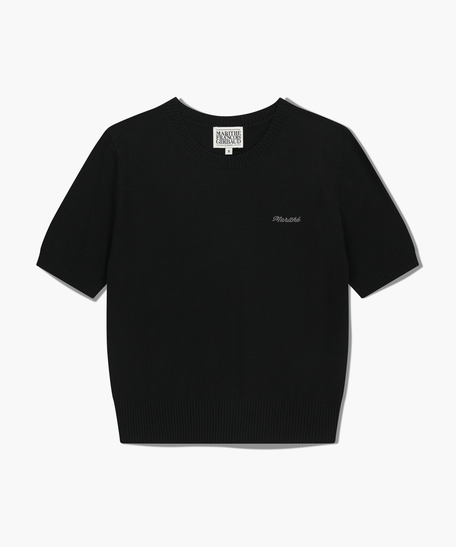 Marithe & Francois Girbaud - Half Knit Round Neck Cardigan Set Up (Black) product image 8 | TRAB K-Fashion Australia